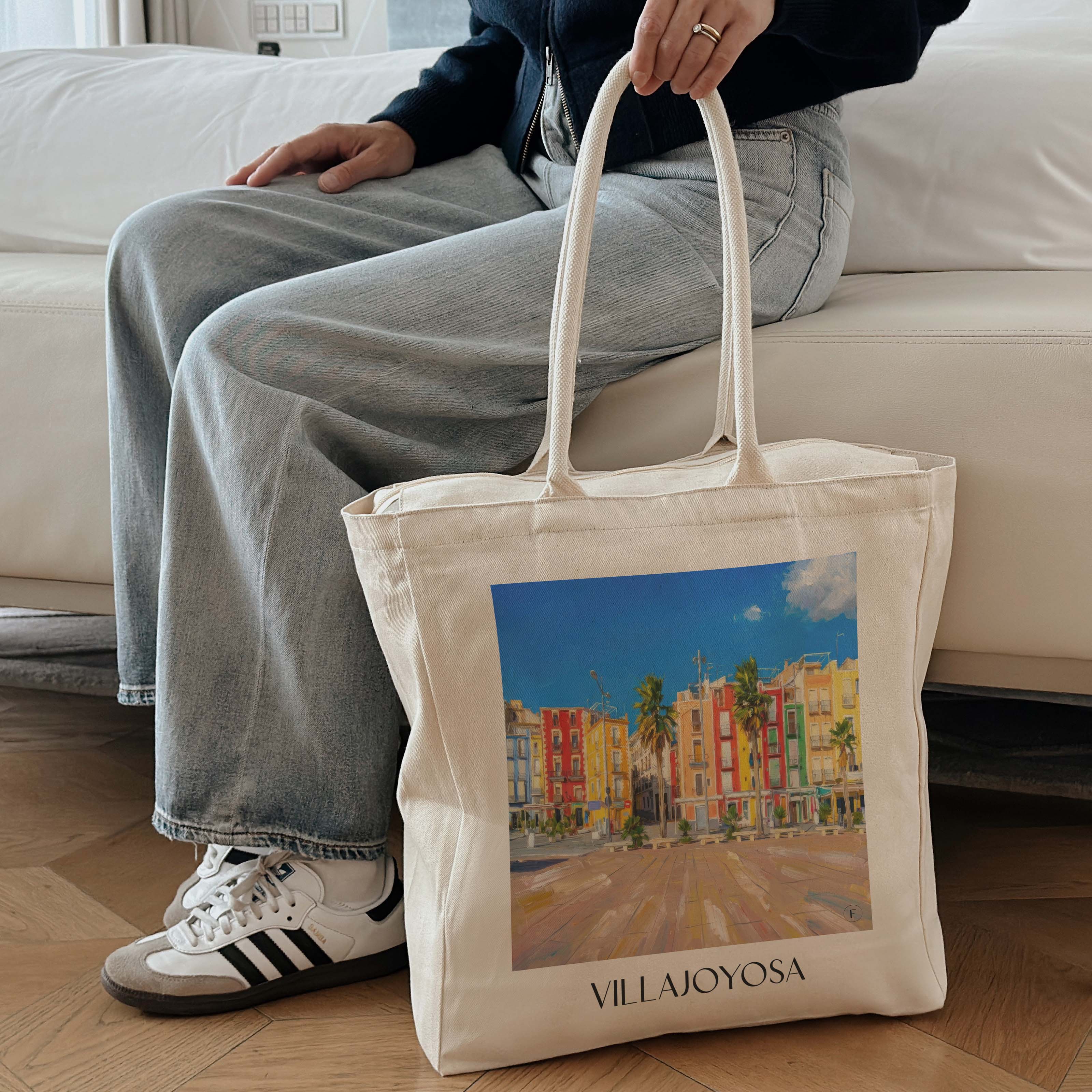 villajoyosa-spanien-spanien-einkaufstasche-oil-painting-oelgemaelde
