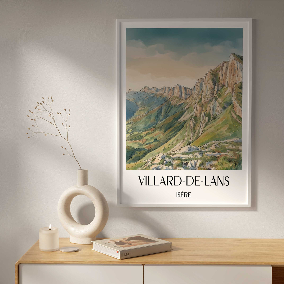 villard-de-lans-isère-frankreich-poster-aquarell