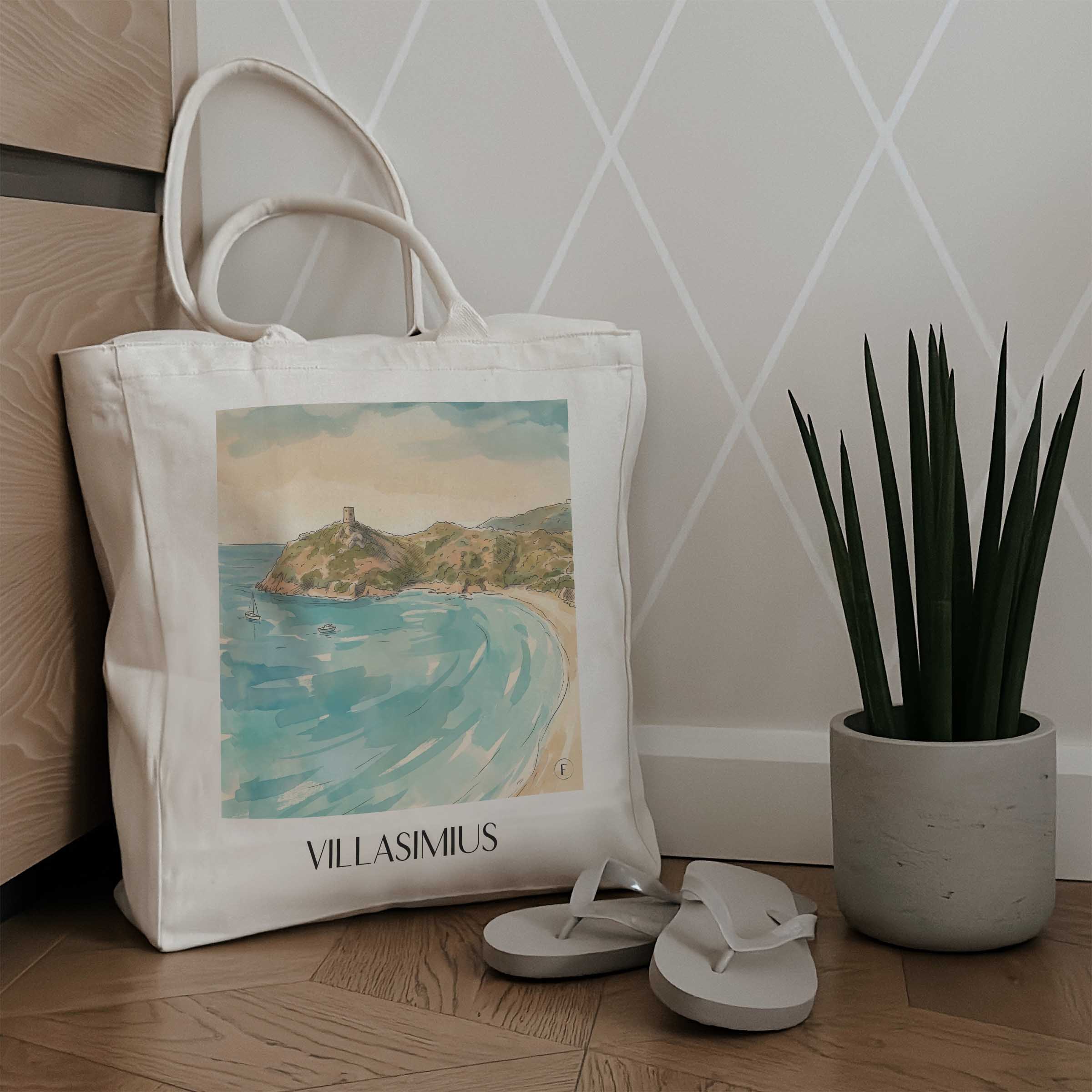 villasimius-sardinien-italien-einkaufstasche-aquarell
