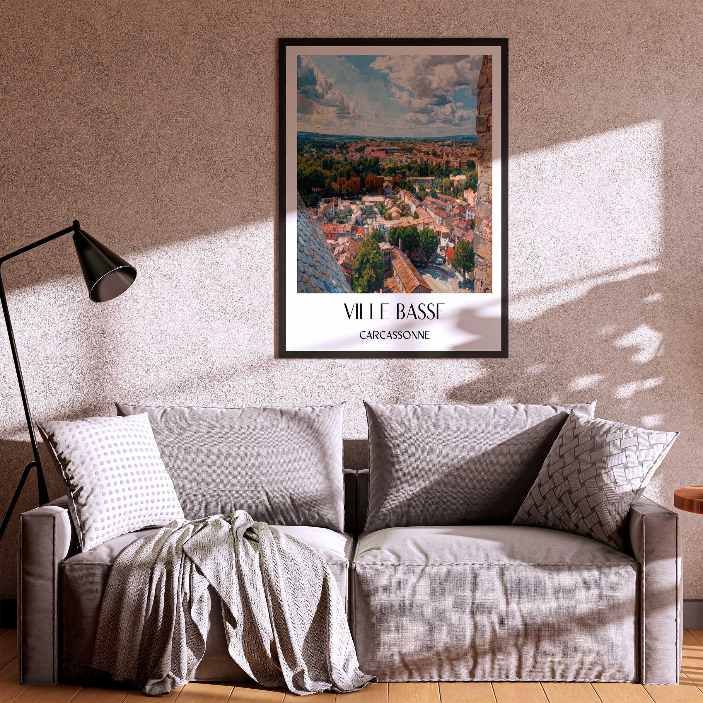 ville-basse-carcassonne-frankreich-poster-oil-painting-oelgemaelde