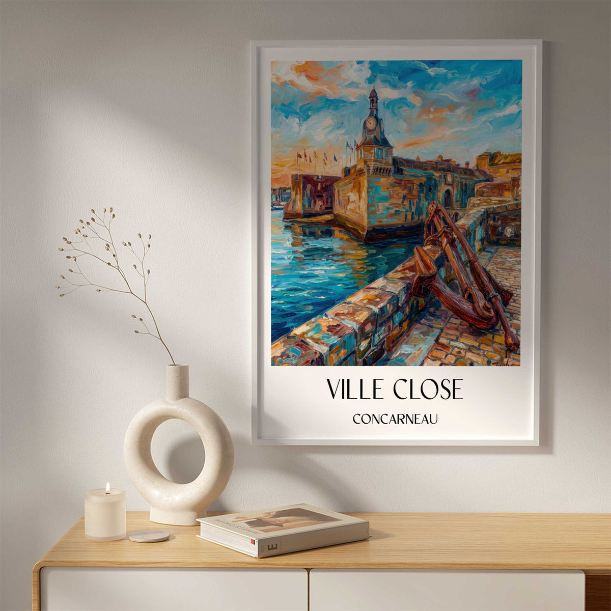 ville-close-concarneau-frankreich-poster-oil-painting-oelgemaelde