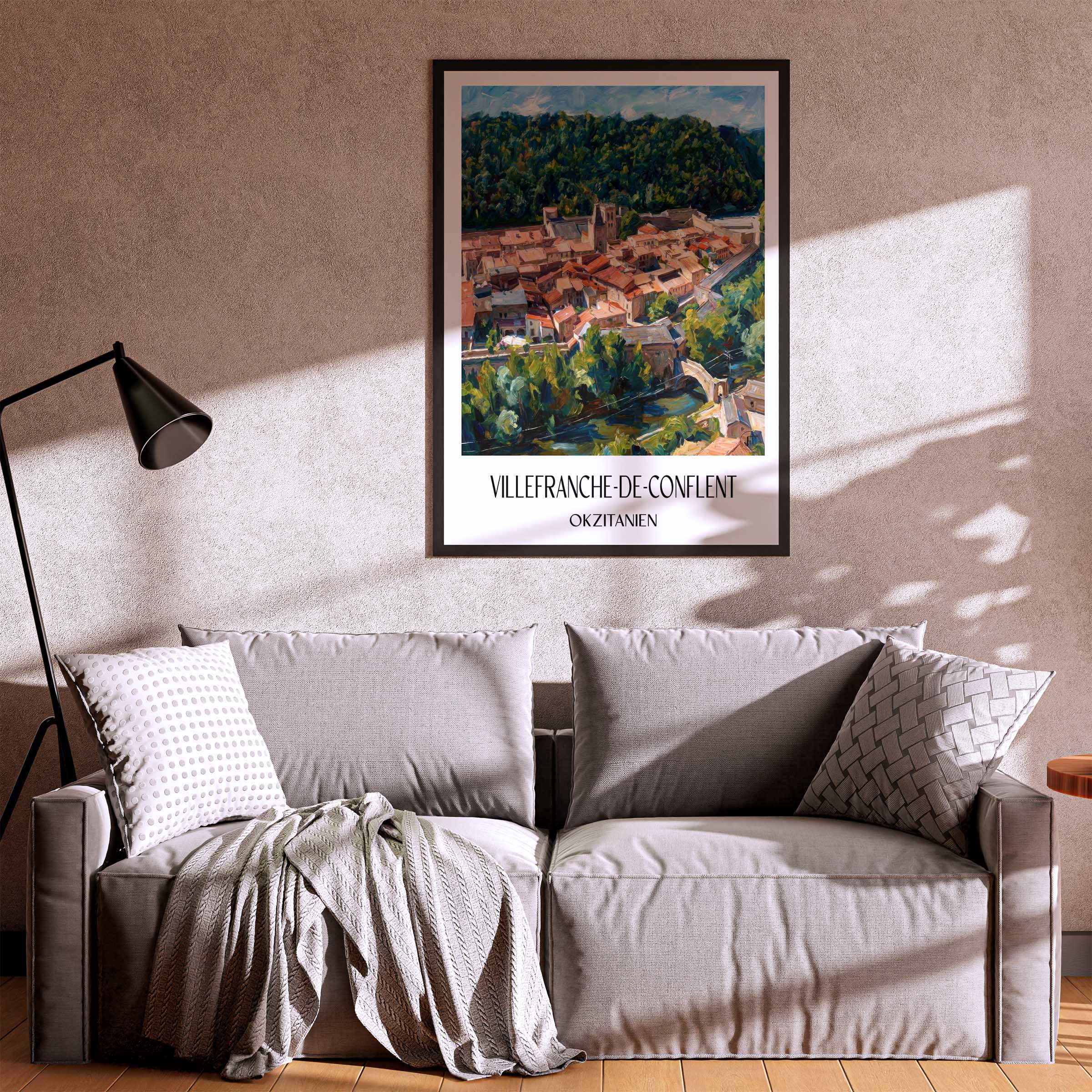 villefranche-de-conflent-okzitanien-frankreich-poster-oil-painting-oelgemaelde