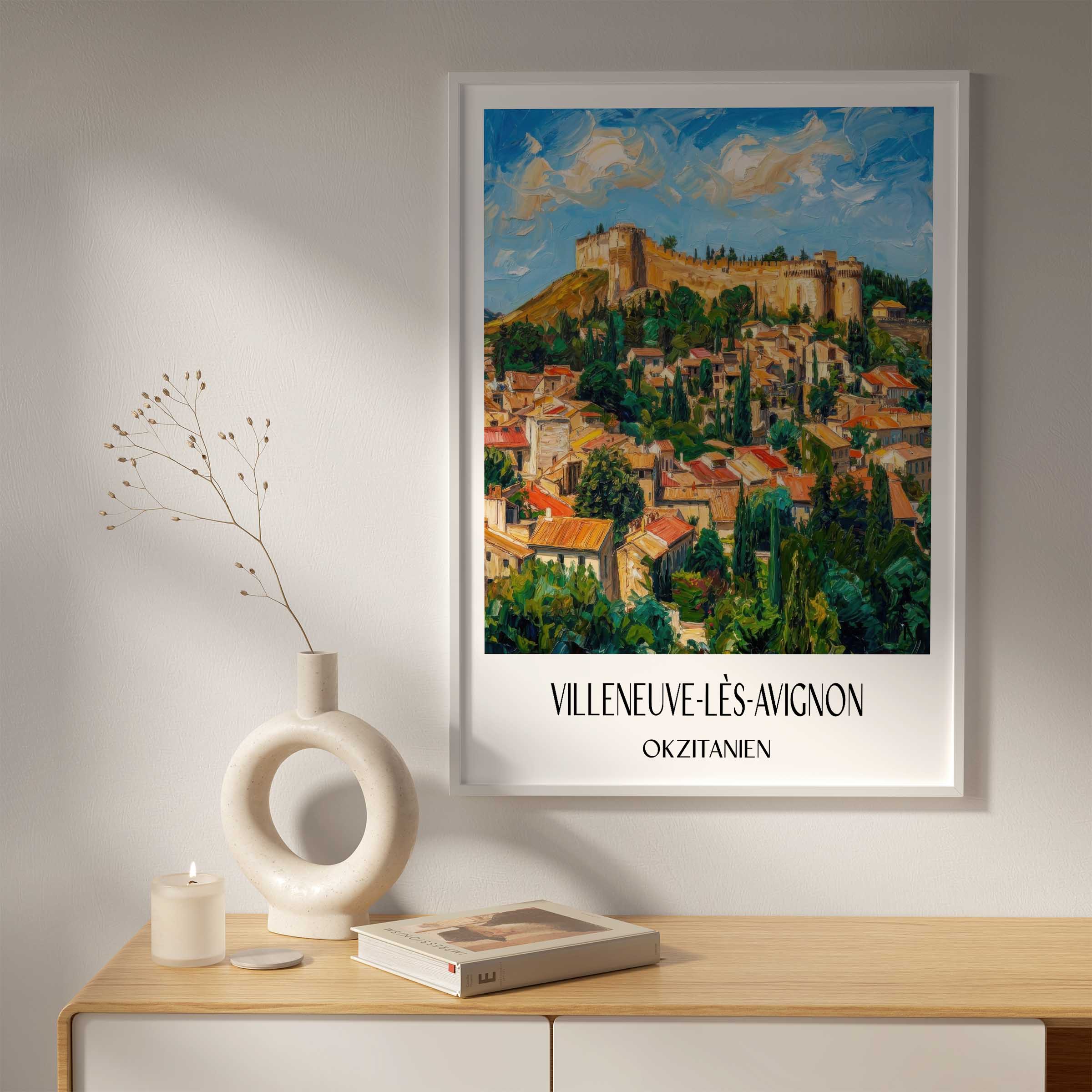 villeneuve-lès-avignon-okzitanien-frankreich-poster-oil-painting-oelgemaelde
