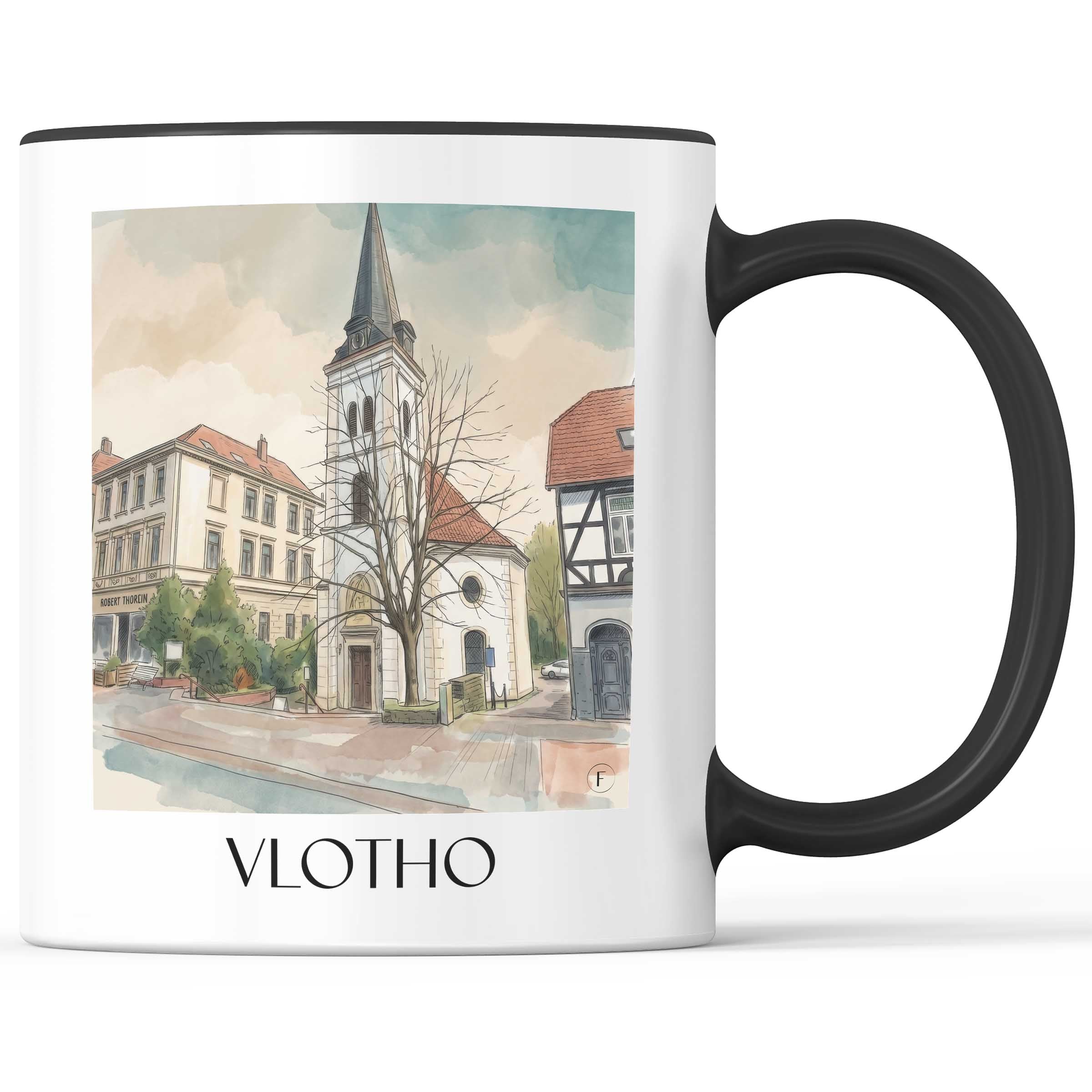 vlotho-herford-deutschland-kaffeebecher-aquarell