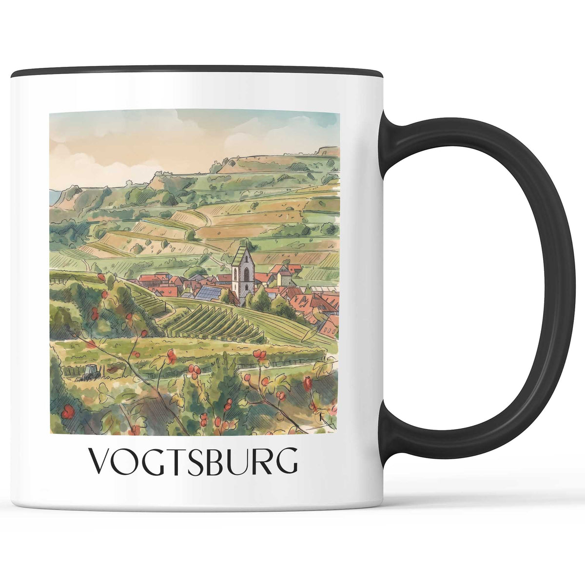 vogtsburg-kaiserstuhl-deutschland-kaffeebecher-aquarell