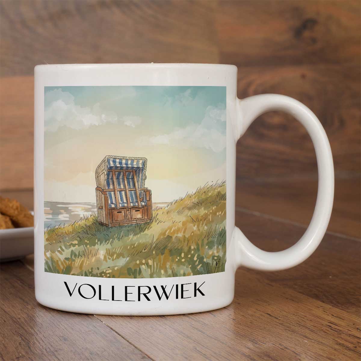 vollerwiek-schleswig-holstein-deutschland-kaffeebecher-aquarell