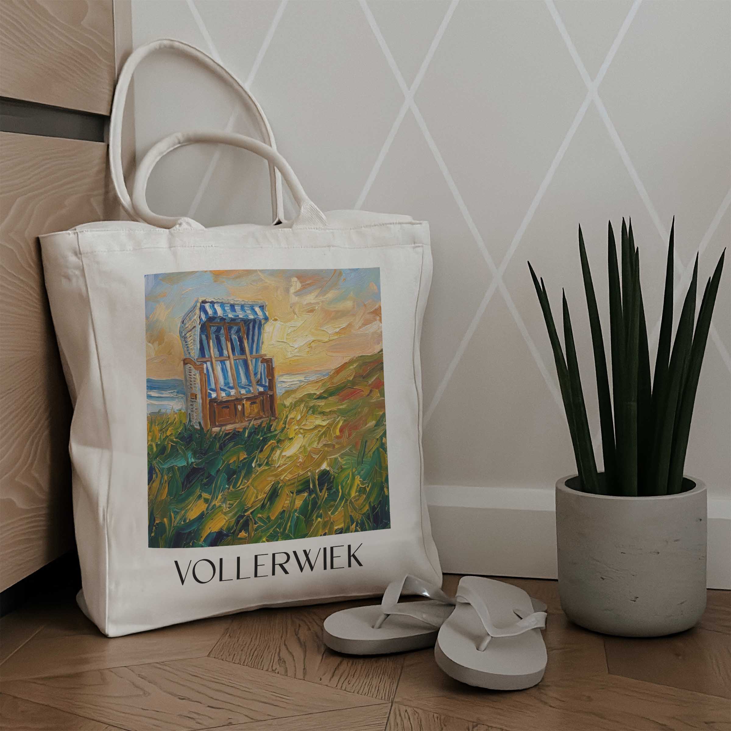 vollerwiek-schleswig-holstein-deutschland-einkaufstasche-oil-painting-oelgemaelde