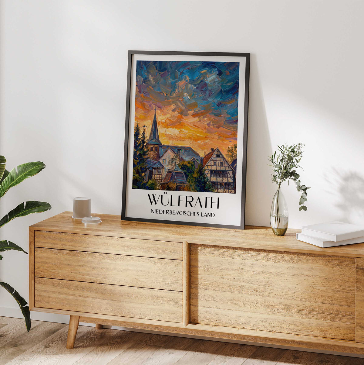 wülfrath-niederbergisches-land-deutschland-poster-oil-painting-oelgemaelde