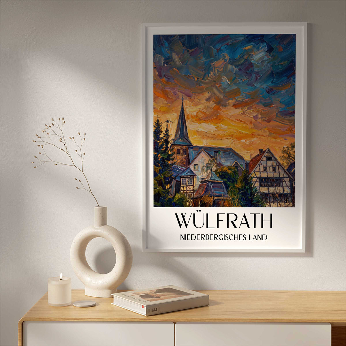wülfrath-niederbergisches-land-deutschland-poster-oil-painting-oelgemaelde