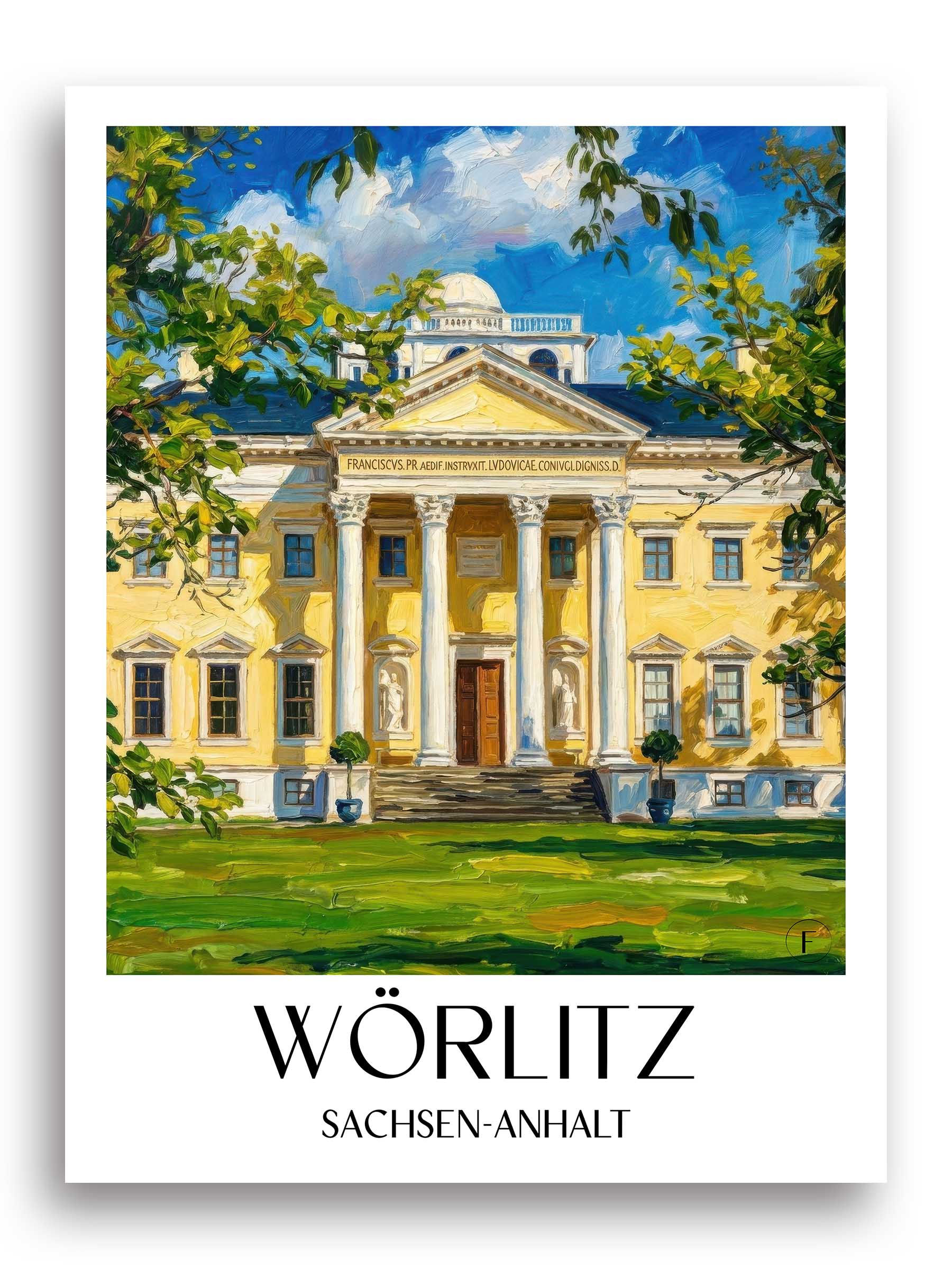 wörlitz-sachsen-anhalt-deutschland-poster-oil-painting-oelgemaelde