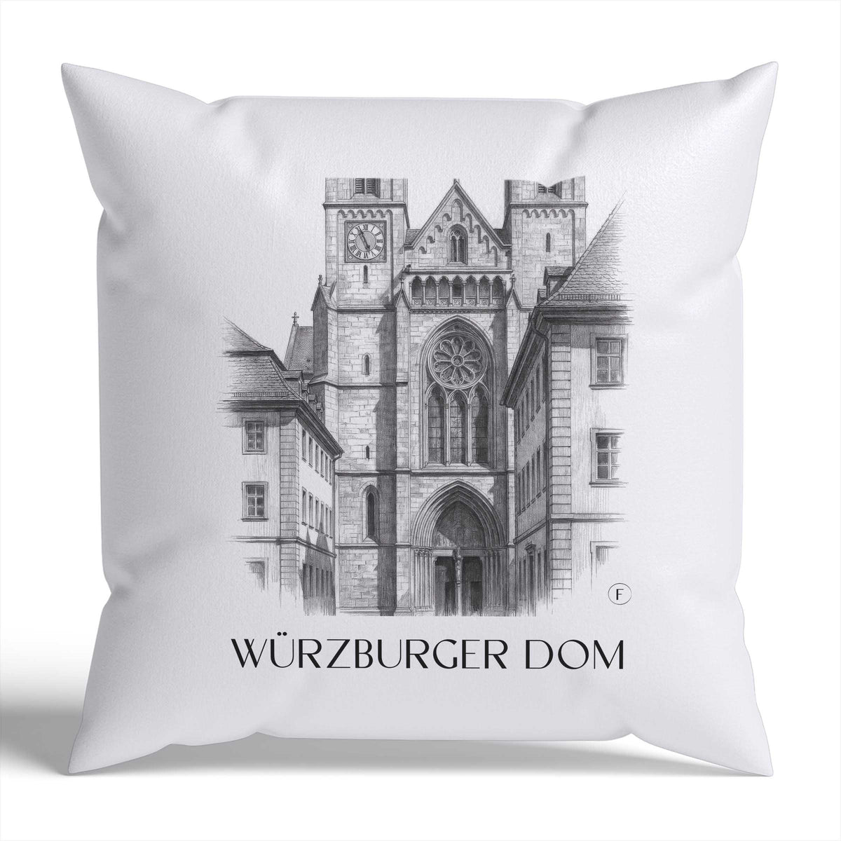 würzburger-dom-franken-deutschland-kissenbezug-bleistift-zeichnung-drawing