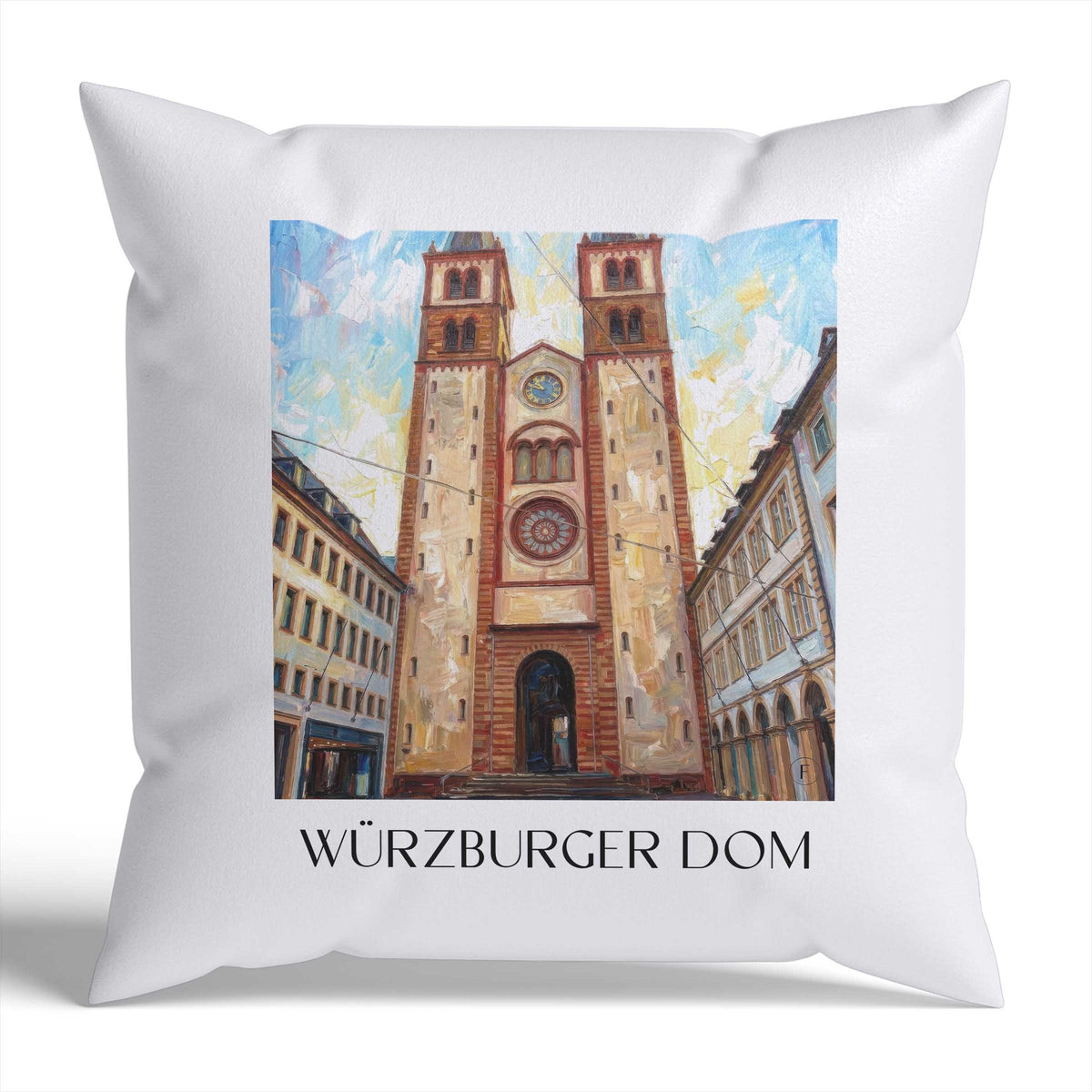 würzburger-dom-franken-deutschland-kissenbezug-oil-painting-oelgemaelde