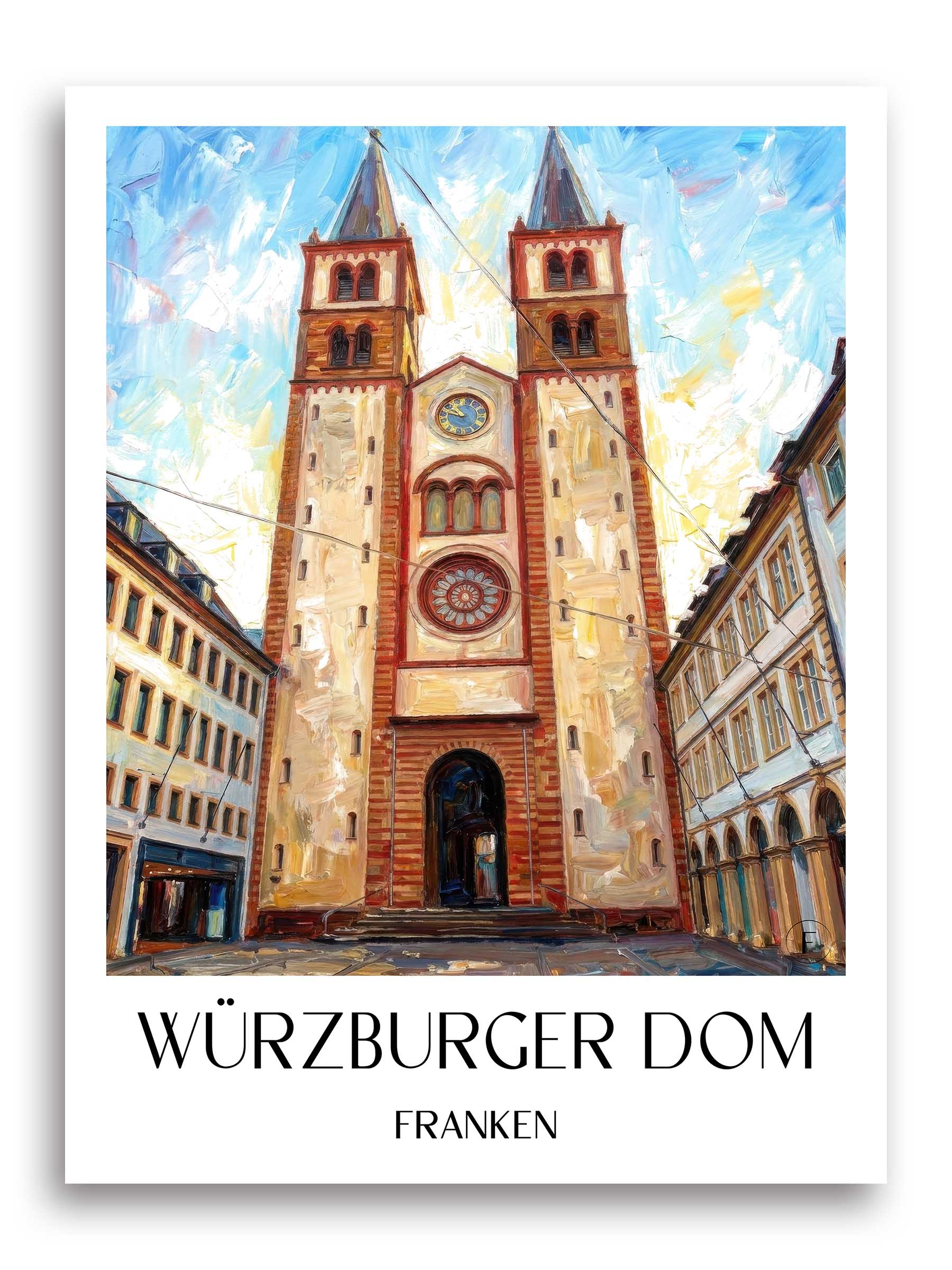 würzburger-dom-franken-deutschland-poster-oil-painting-oelgemaelde