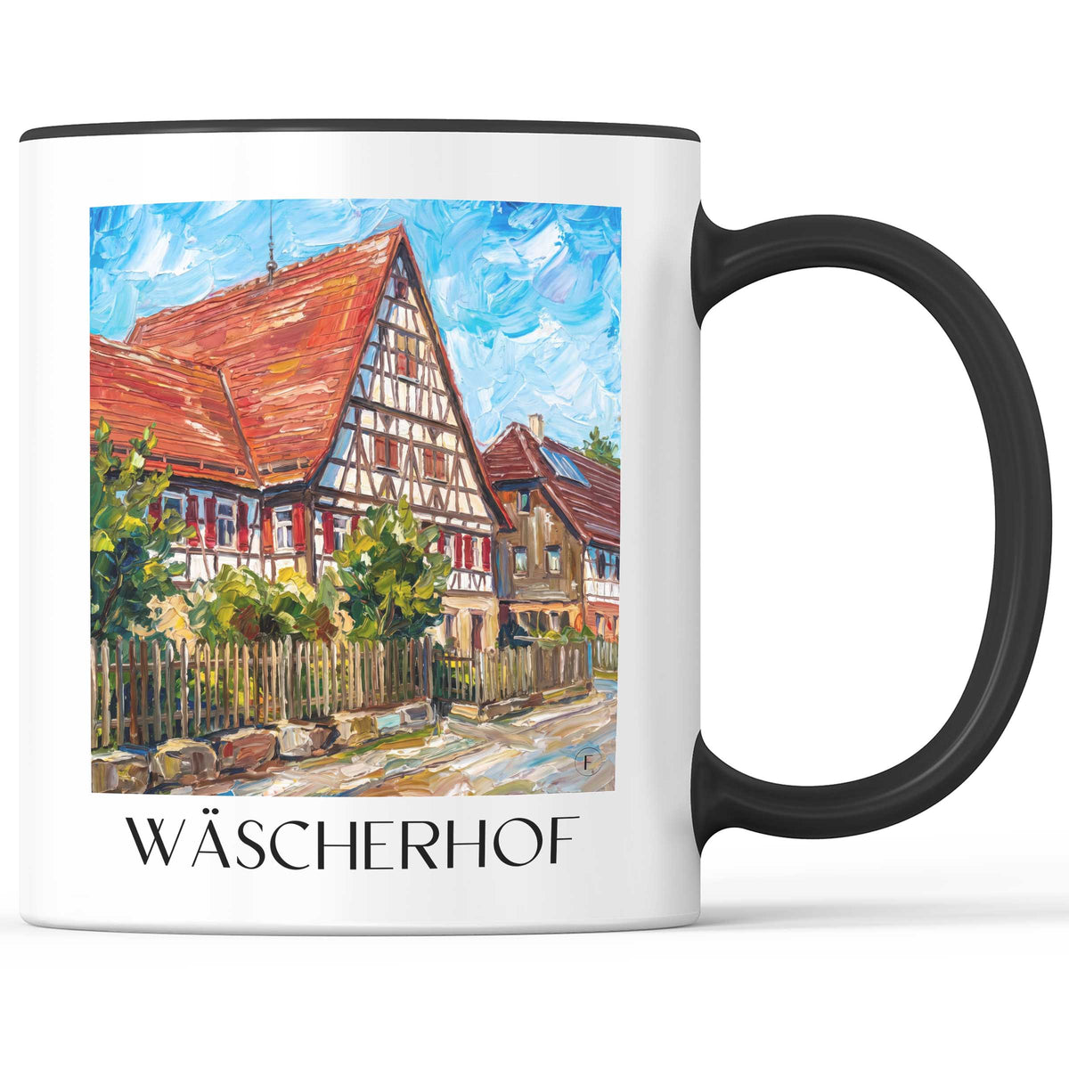 wäscherhof-schwäbische-alb-deutschland-kaffeebecher-oil-painting-oelgemaelde