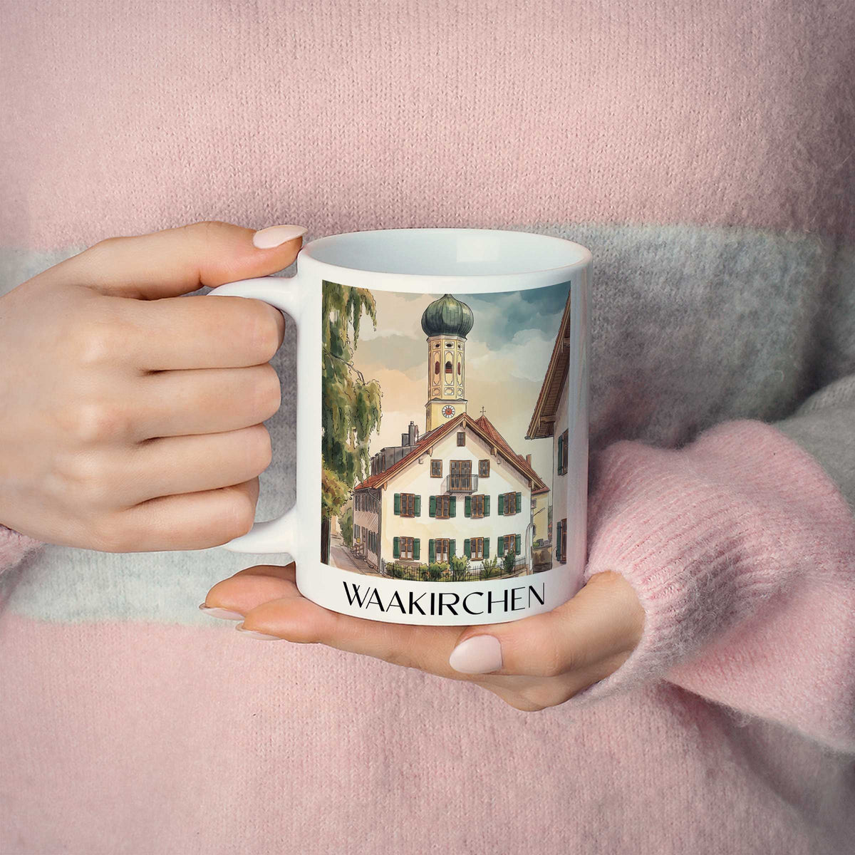 waakirchen-tölzer-land-deutschland-kaffeebecher-aquarell