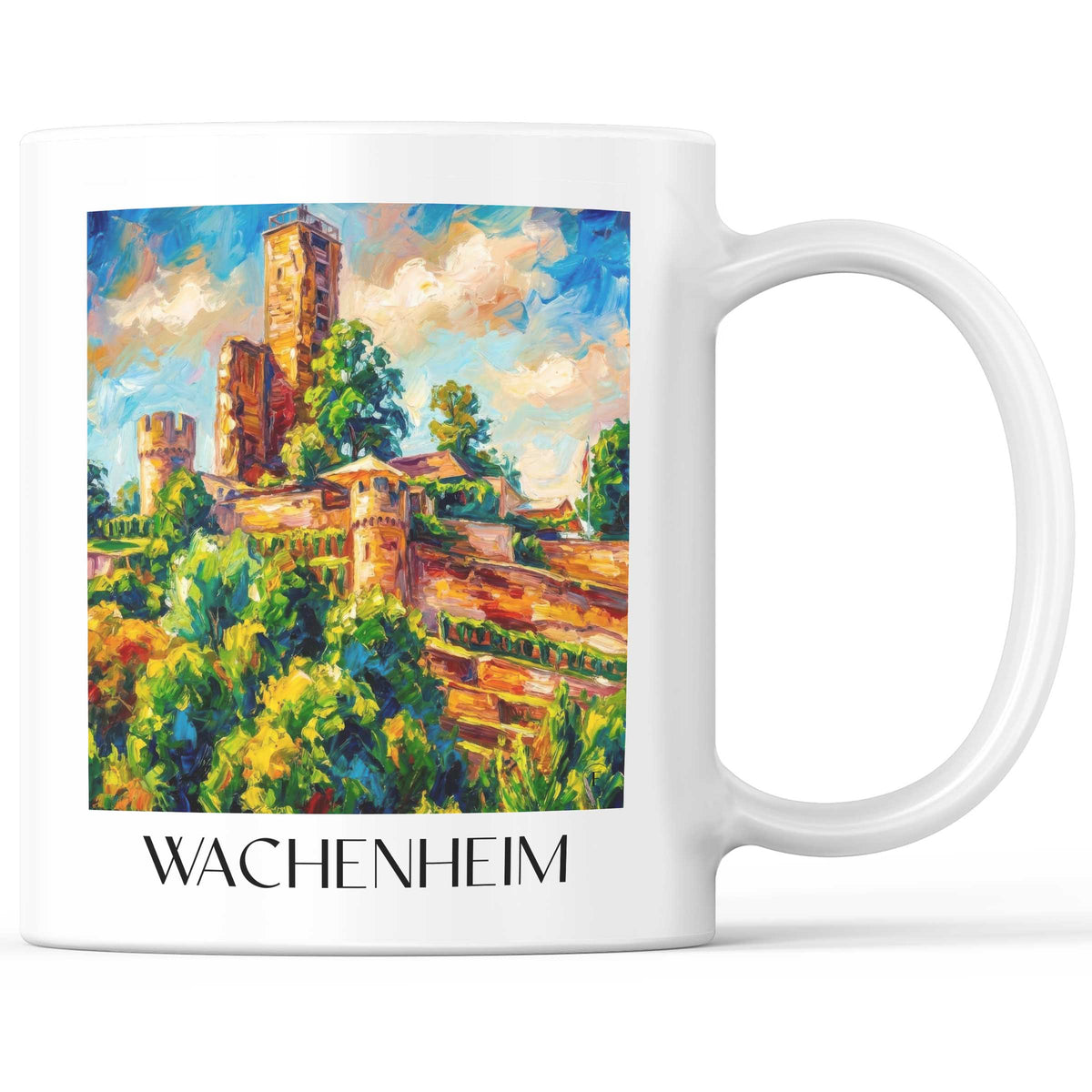 wachenheim-pfälzer-weinstraße-deutschland-kaffeebecher-oil-painting-oelgemaelde