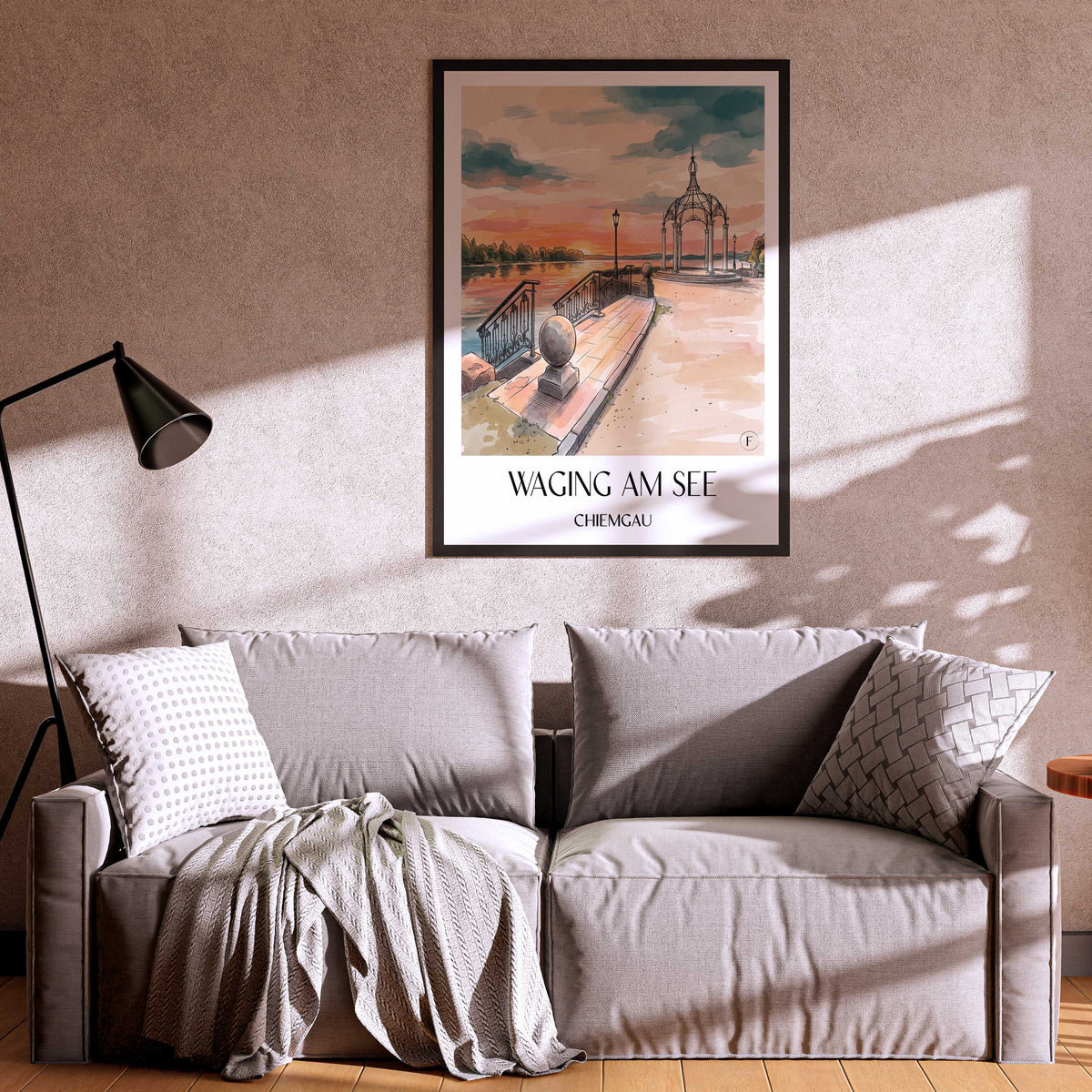 waging-am-see-chiemgau-deutschland-poster-aquarell