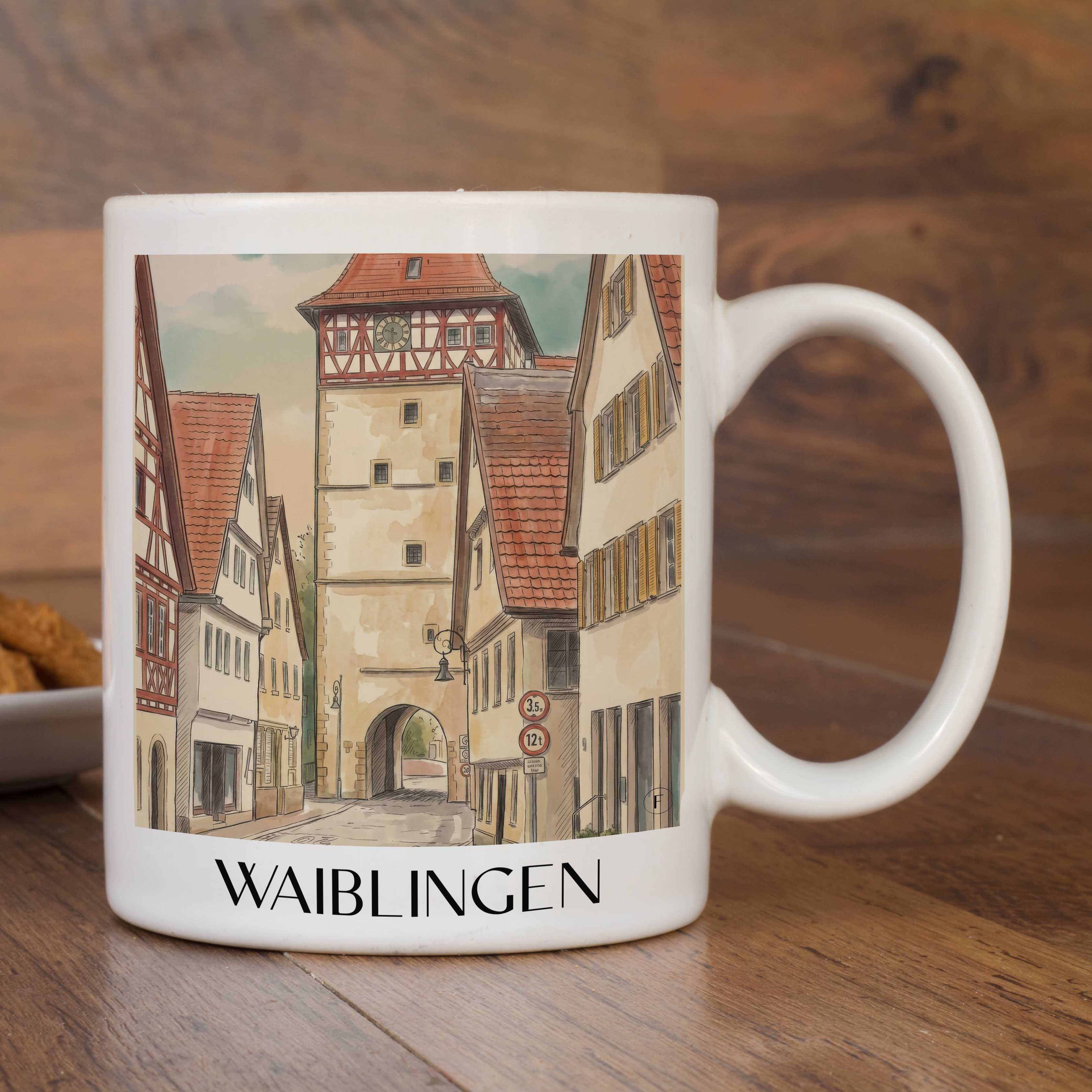 waiblingen-deutschland-kaffeebecher-aquarell