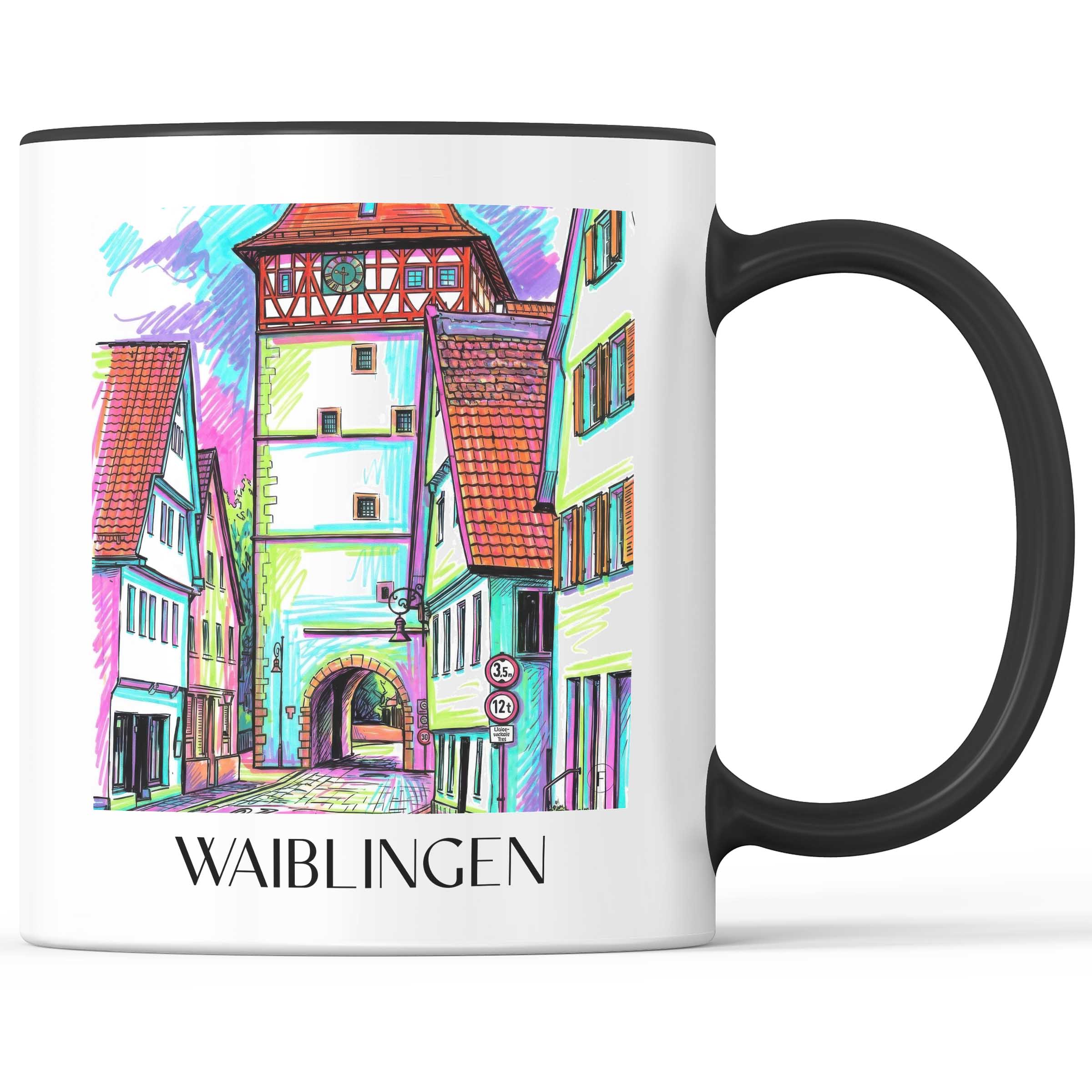 Waiblingen - Deutschland Becher - Kaffeetasse im Tag Graffiti Stil