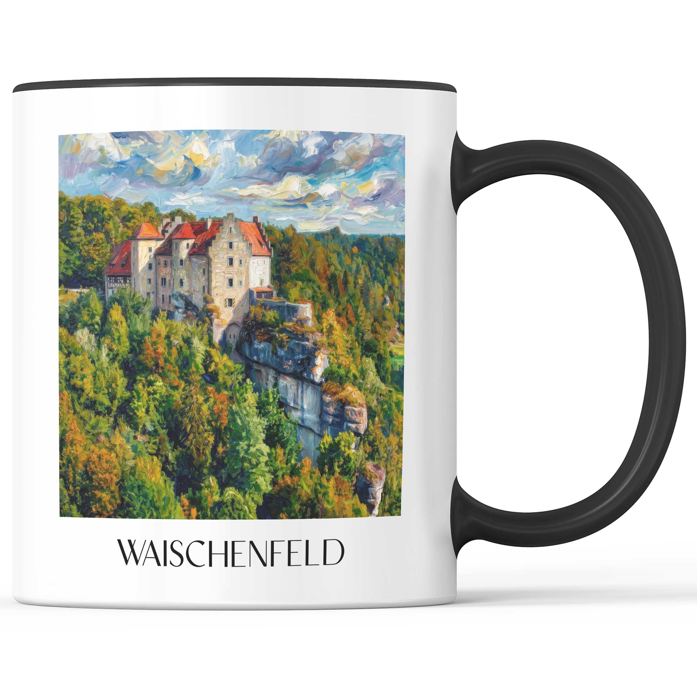 waischenfeld-fränkische-schweiz-deutschland-kaffeebecher-oil-painting-oelgemaelde