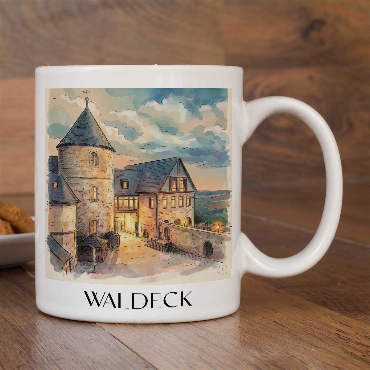 waldeck-hessen-deutschland-kaffeebecher-aquarell