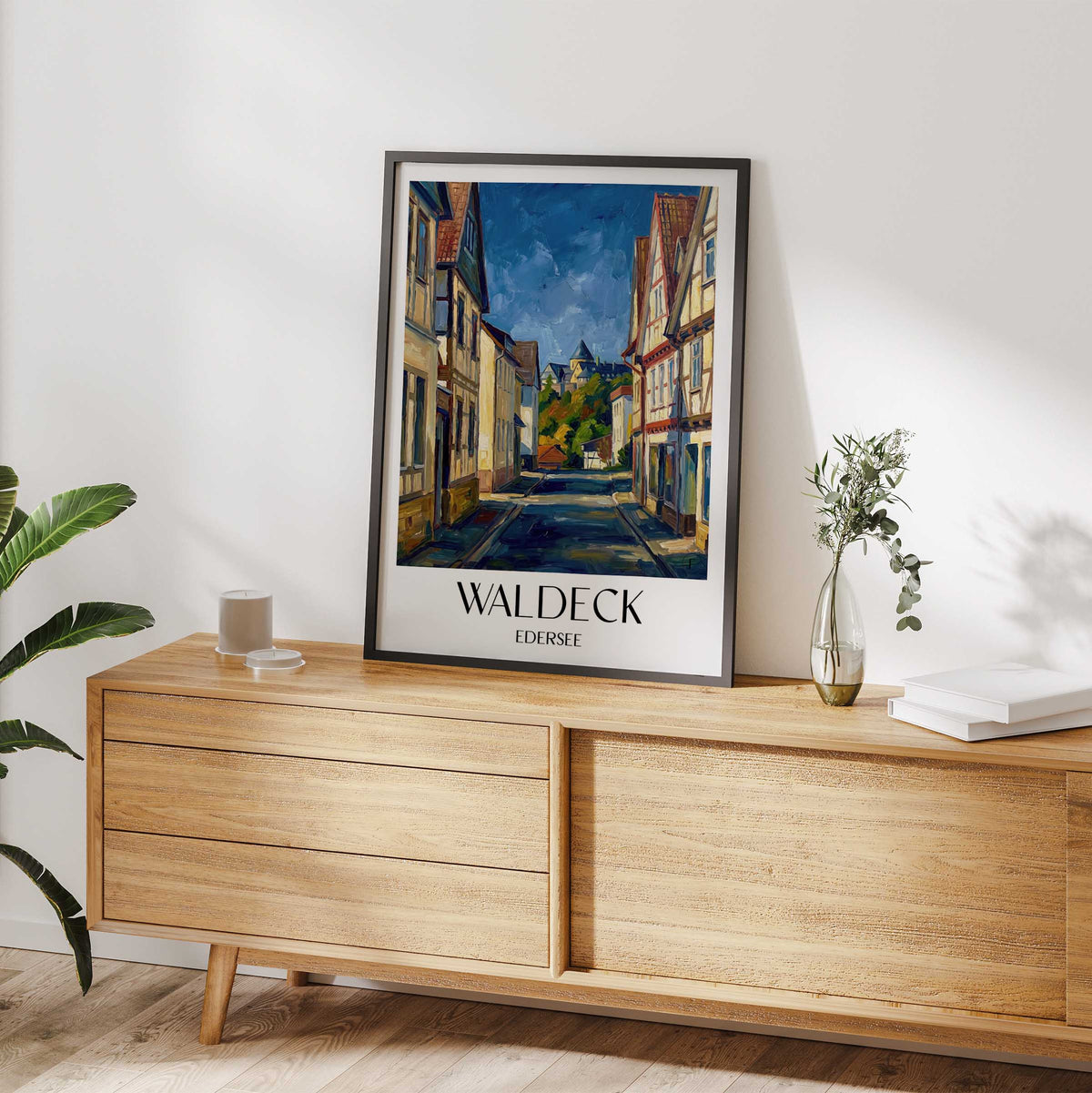 waldeck-edersee-deutschland-poster-oil-painting-oelgemaelde