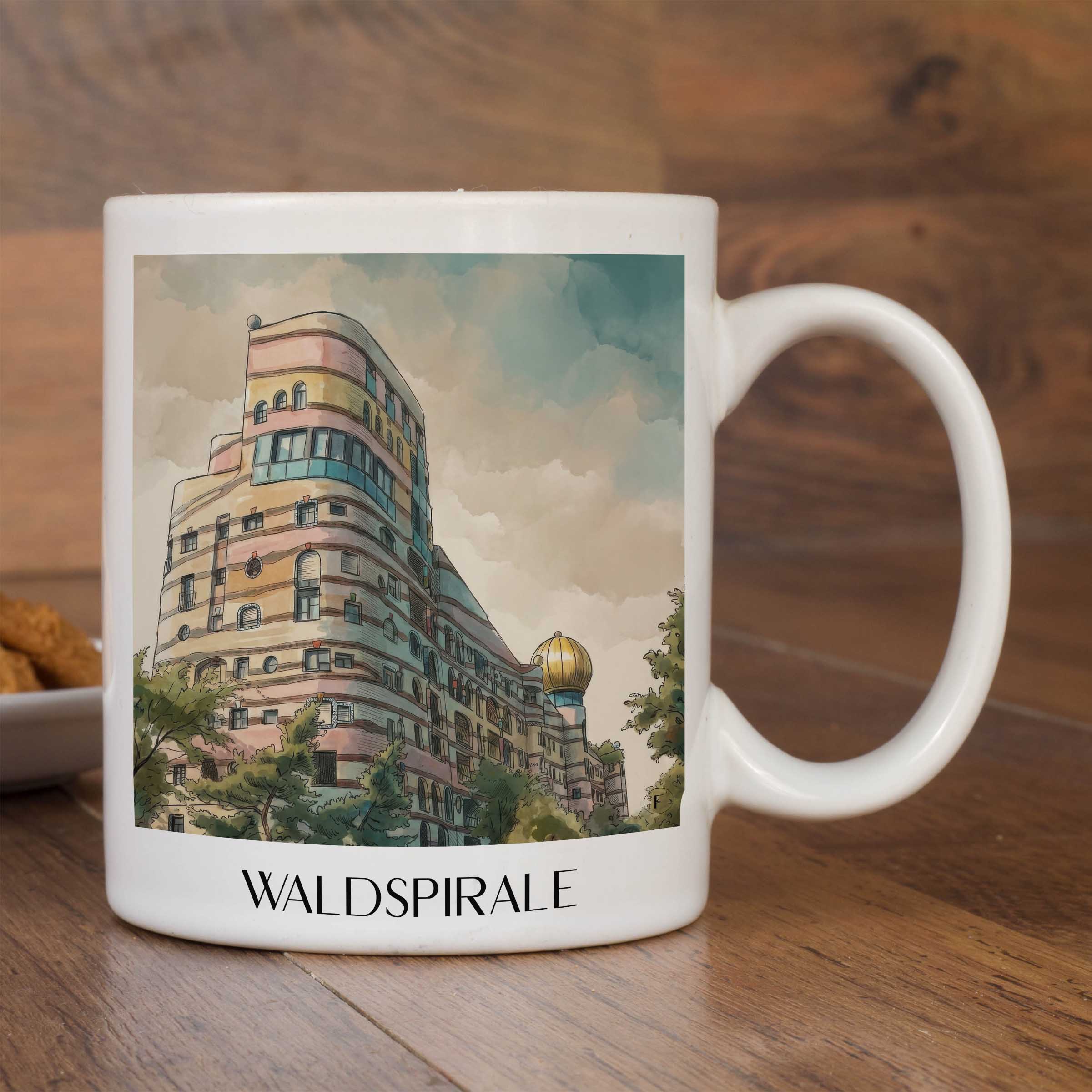 waldspirale-darmstadt-deutschland-kaffeebecher-aquarell