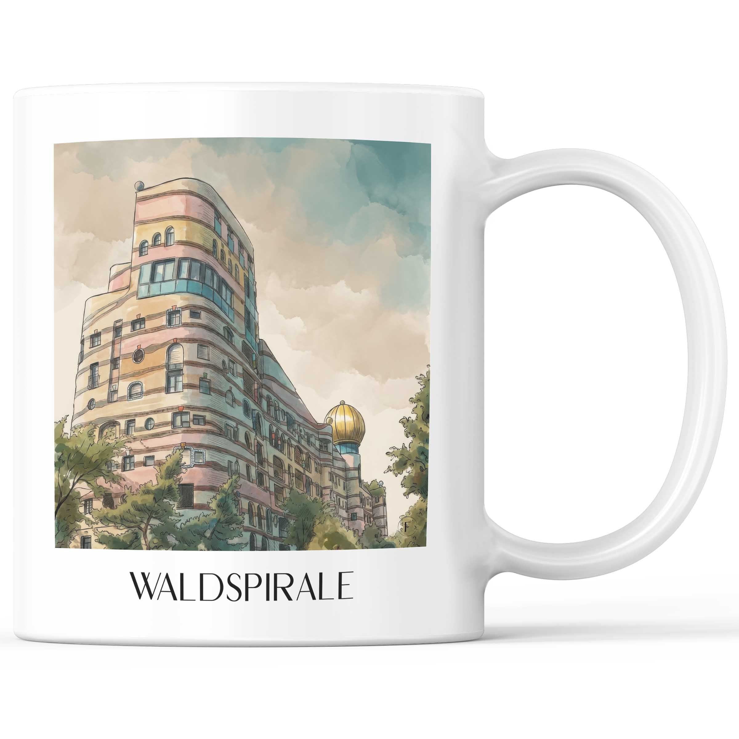 waldspirale-darmstadt-deutschland-kaffeebecher-aquarell