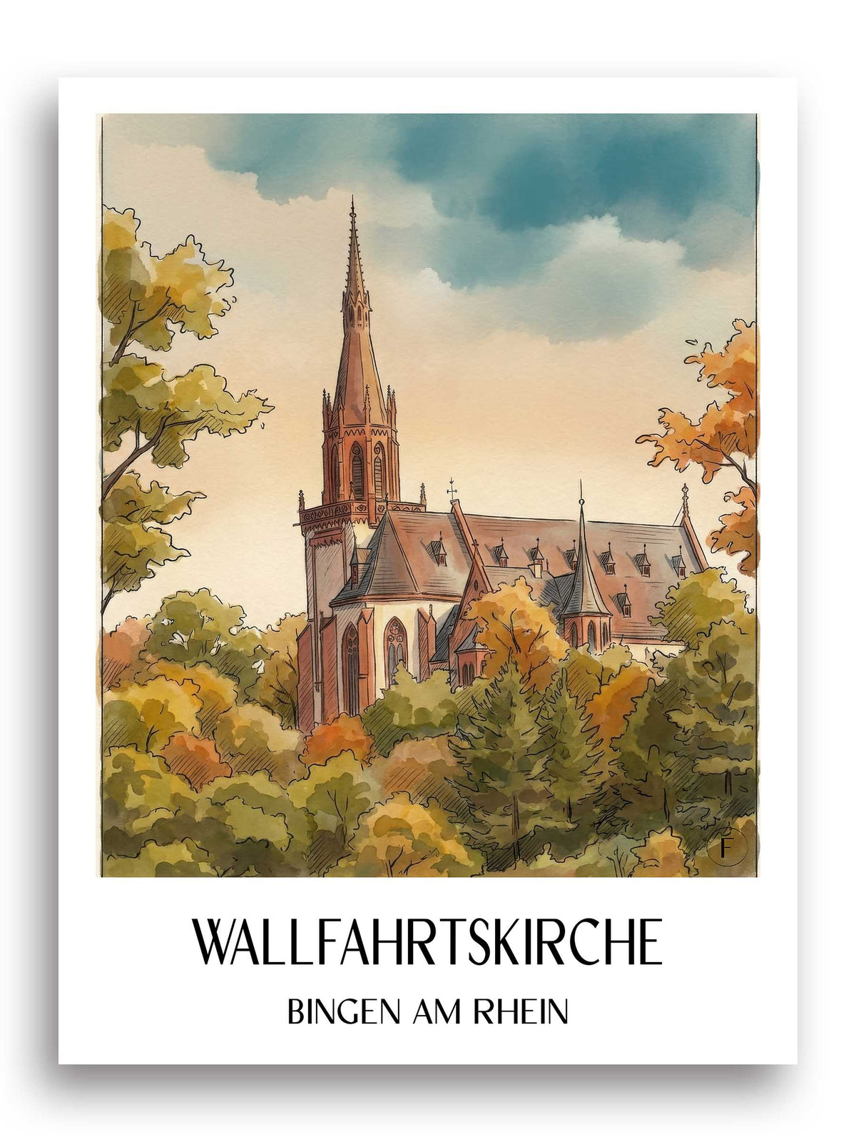 wallfahrtskirche--bingen-am-rhein-deutschland-poster-aquarell