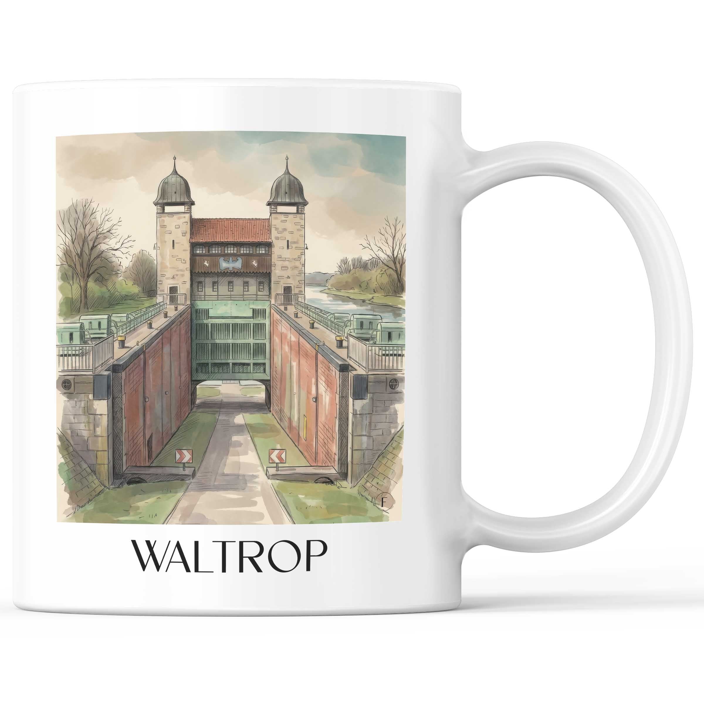 waltrop-ruhrgebiet-deutschland-kaffeebecher-aquarell