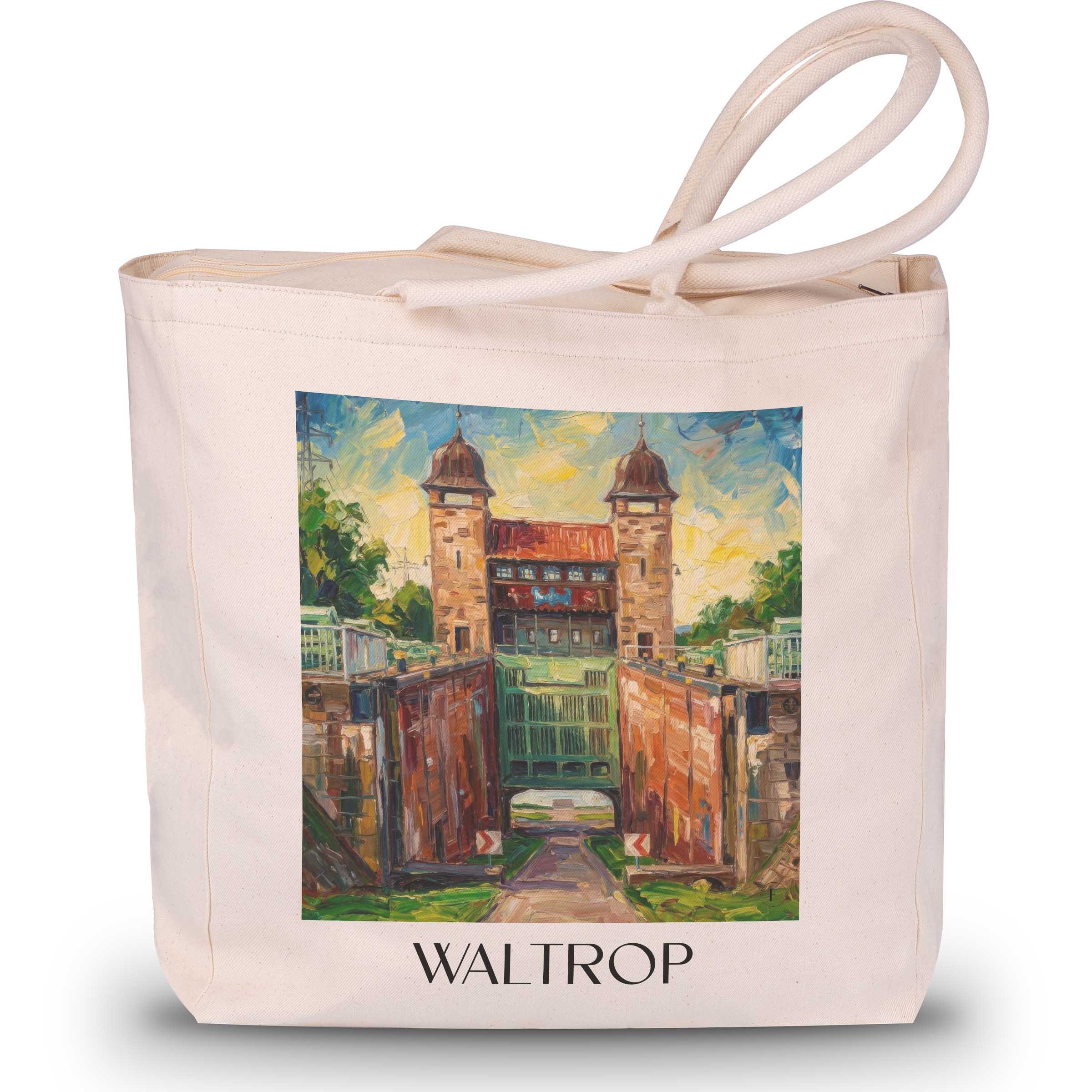 waltrop-ruhrgebiet-deutschland-einkaufstasche-oil-painting-oelgemaelde
