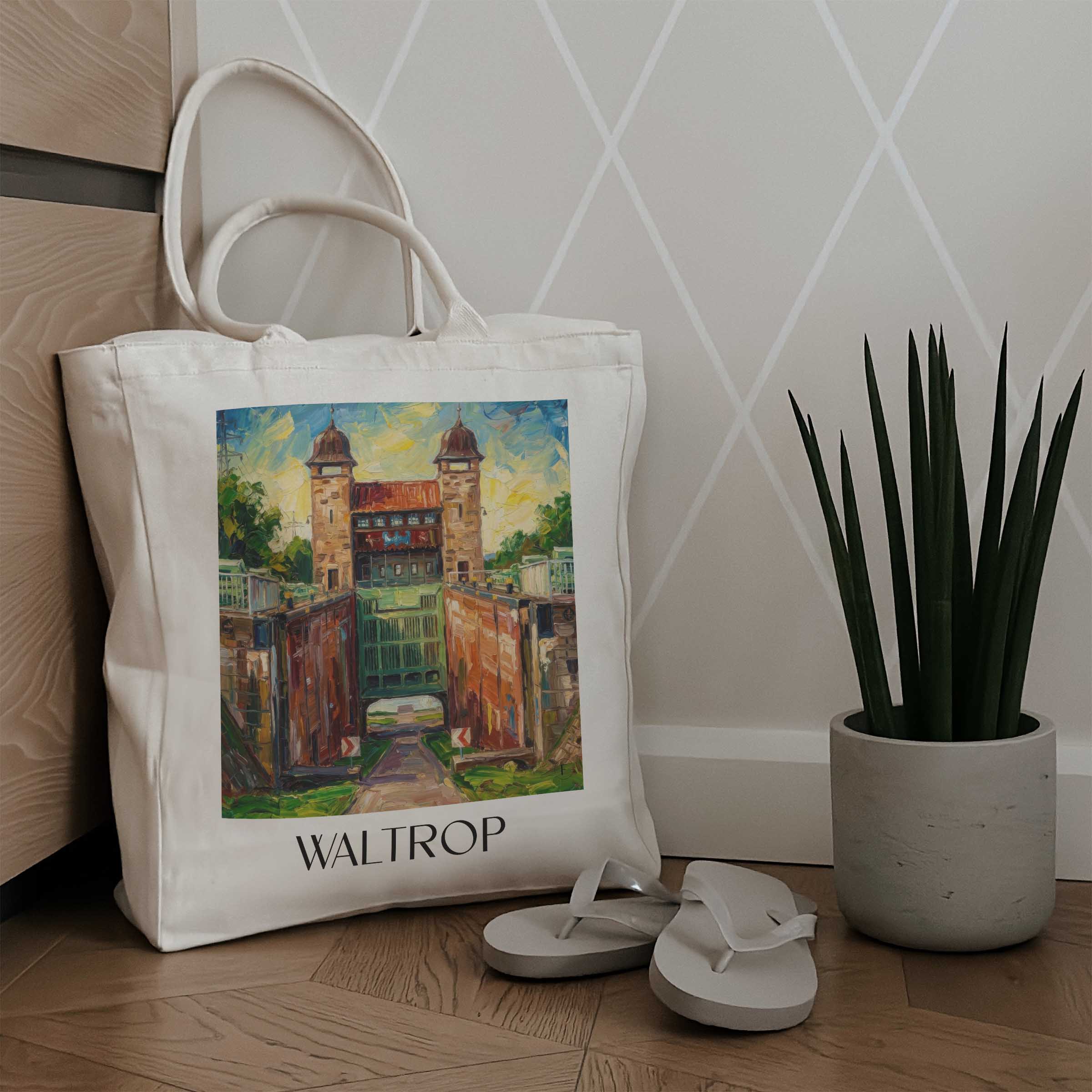 waltrop-ruhrgebiet-deutschland-einkaufstasche-oil-painting-oelgemaelde