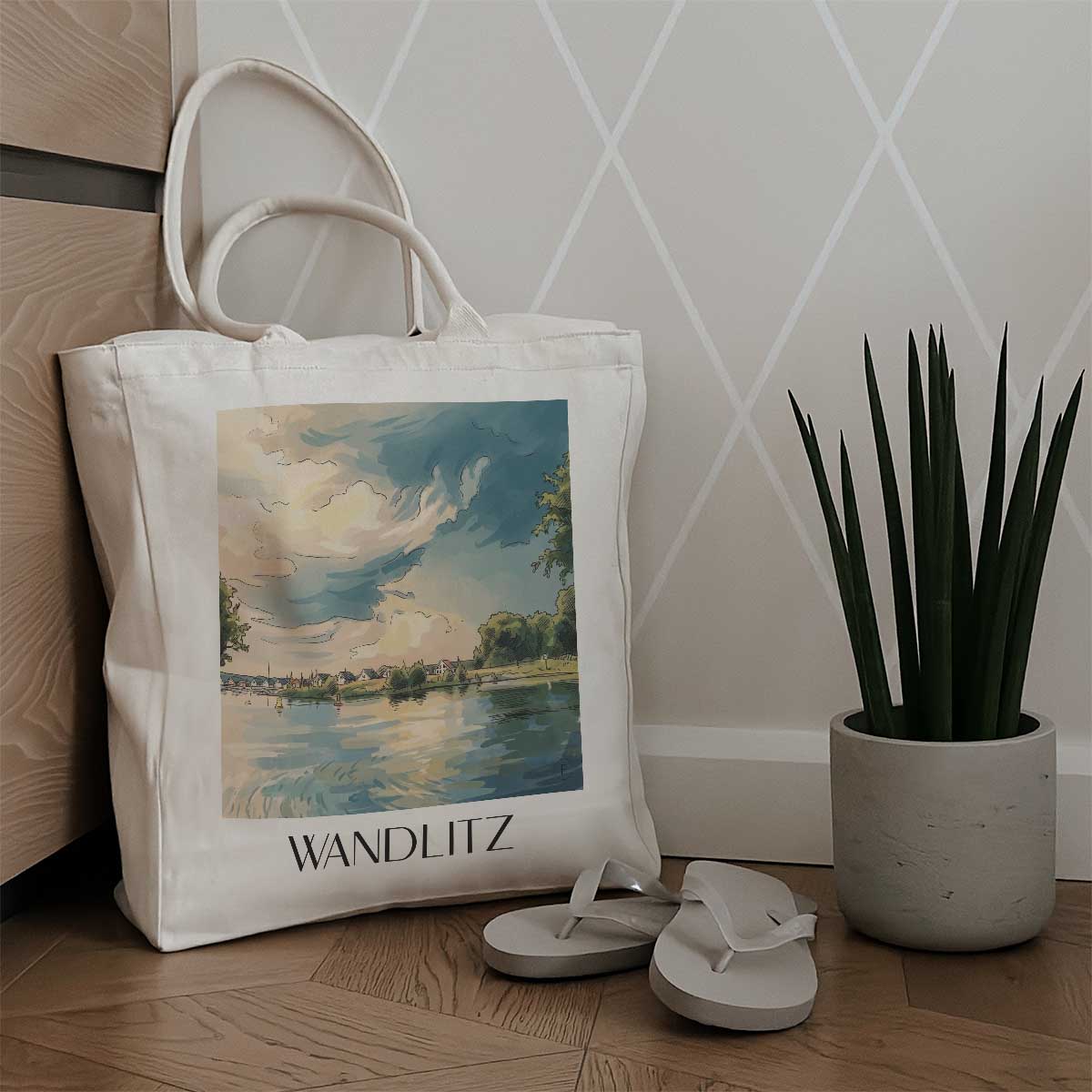 wandlitz-brandenburg-deutschland-einkaufstasche-aquarell