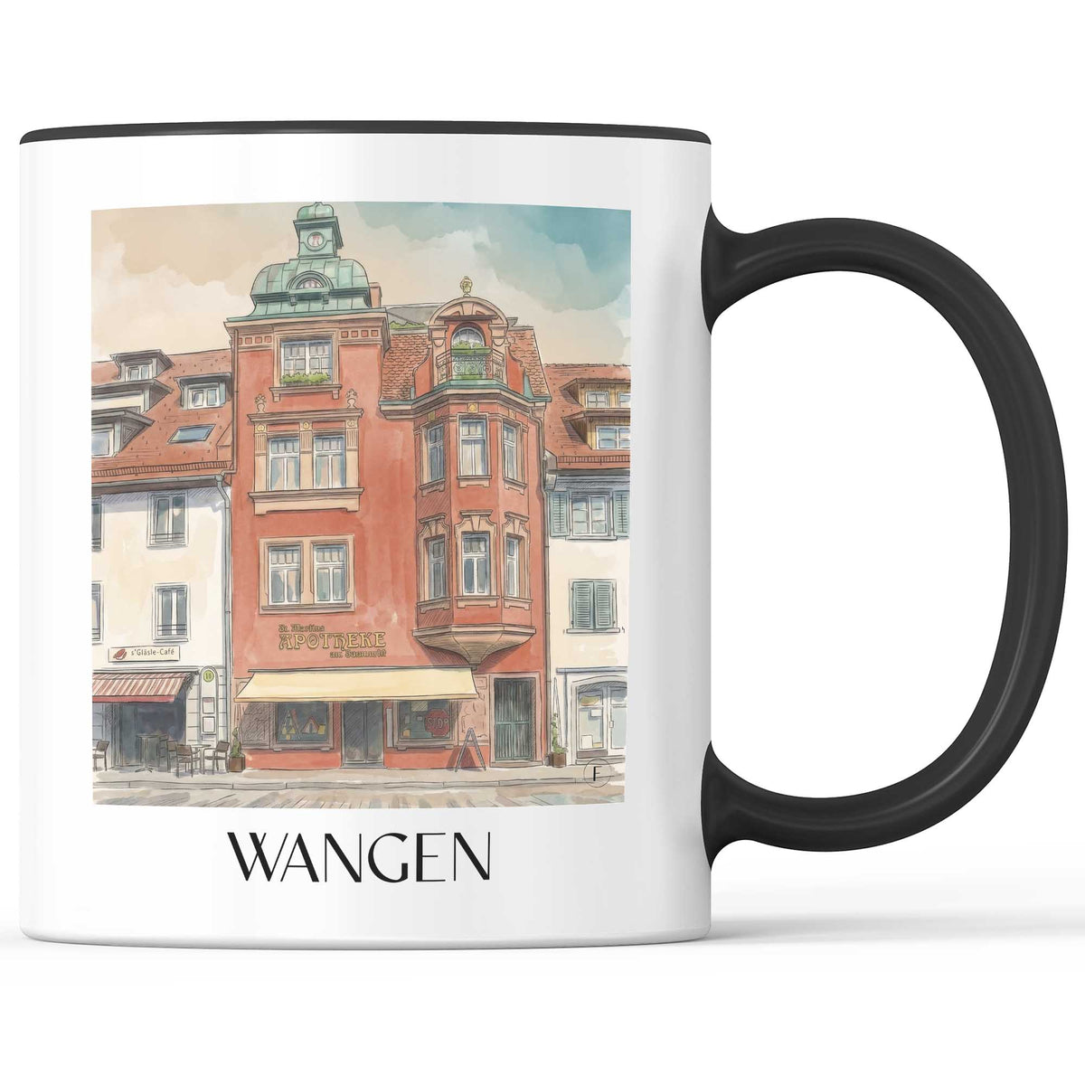 wangen-allgäu-deutschland-kaffeebecher-aquarell