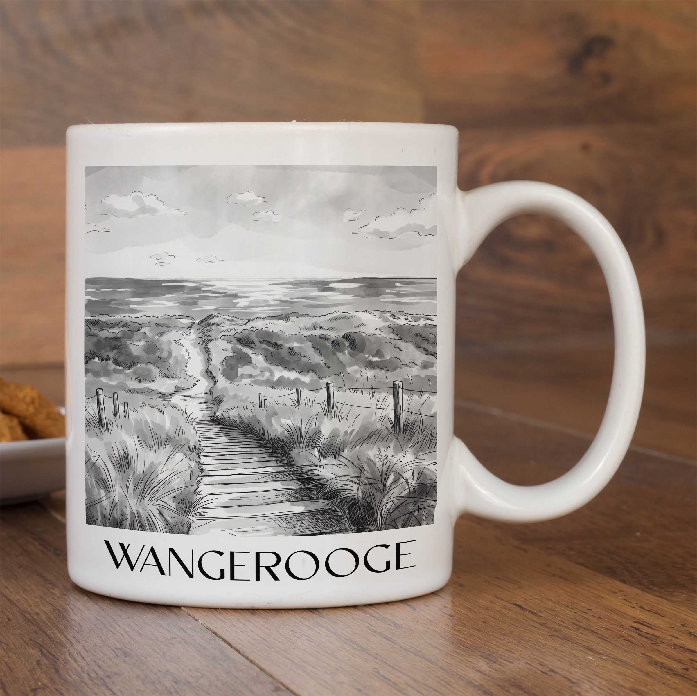 wangerooge-deutschland-kaffeebecher-aquarell-schwarz-weiss