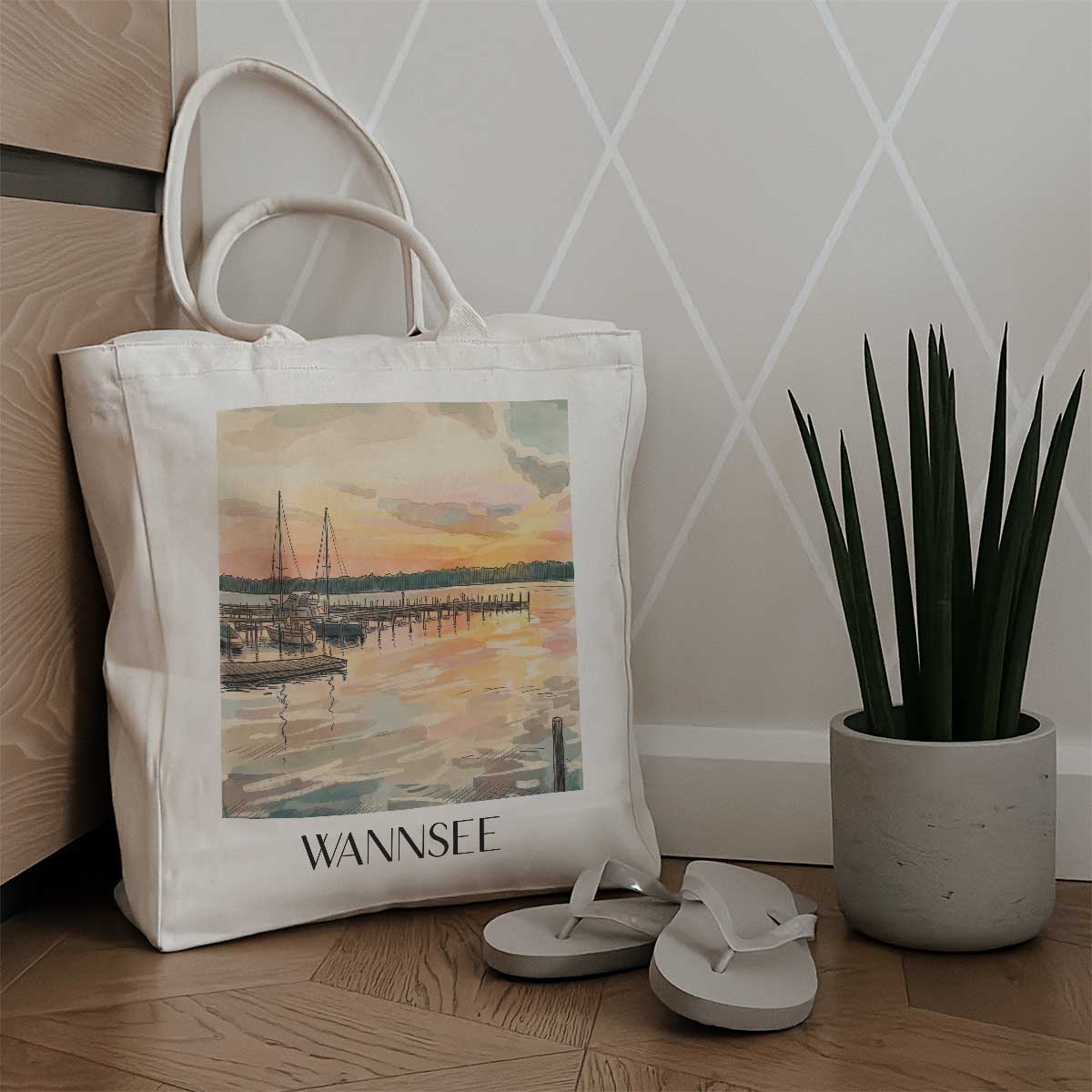 wannsee-berlin-deutschland-einkaufstasche-aquarell