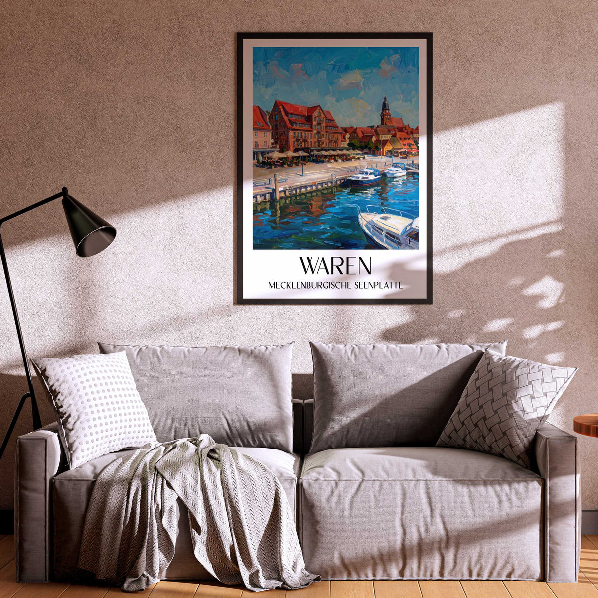 waren--mecklenburgische-seenplatte-deutschland-poster-oil-painting-oelgemaelde