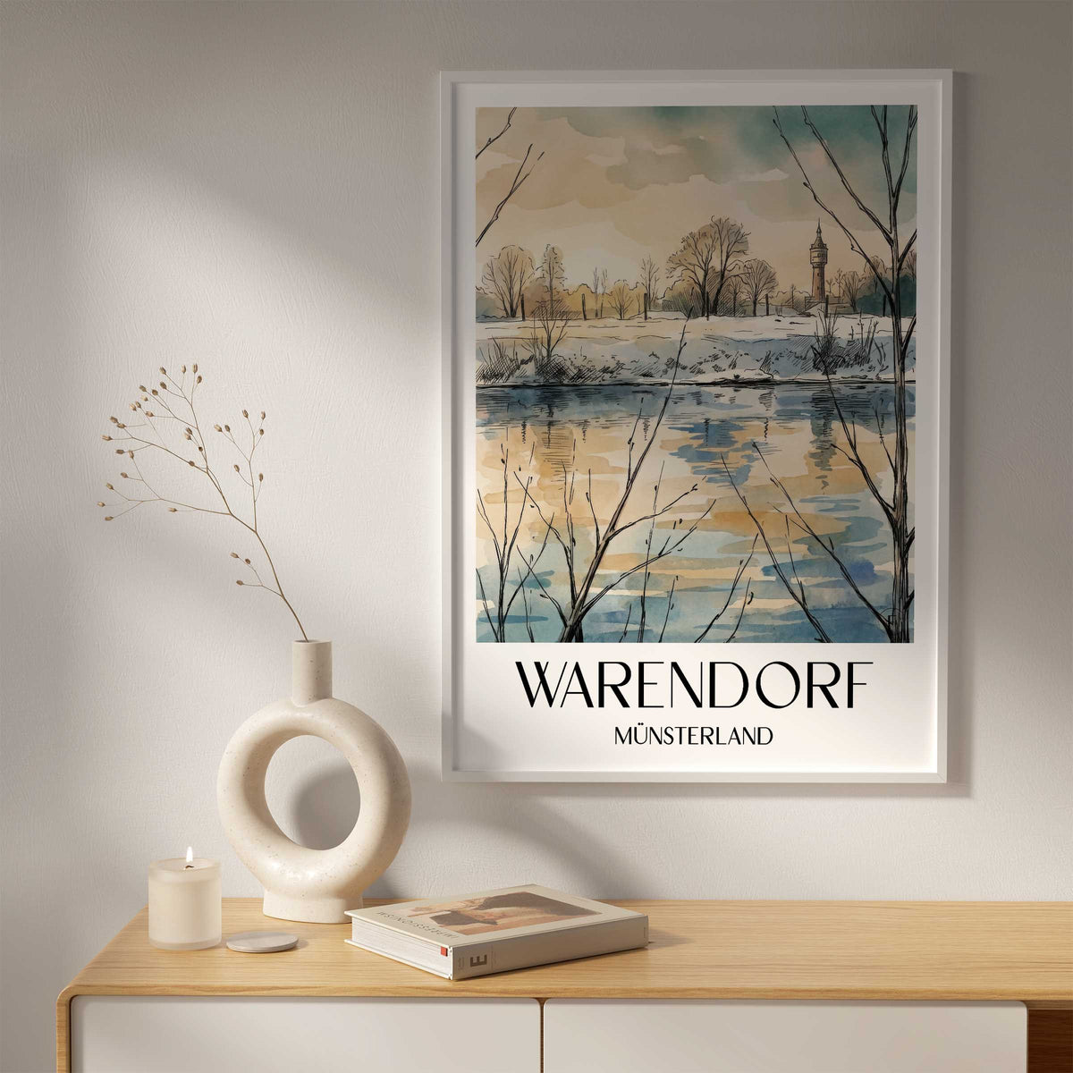 warendorf-münsterland-deutschland-poster-aquarell