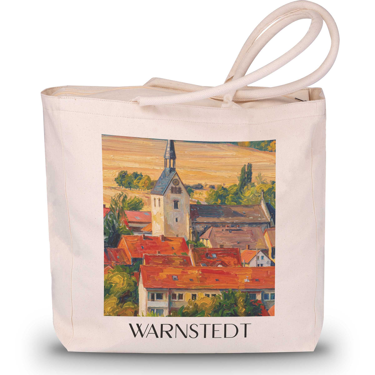 warnstedt-harzvorland-deutschland-einkaufstasche-oil-painting-oelgemaelde