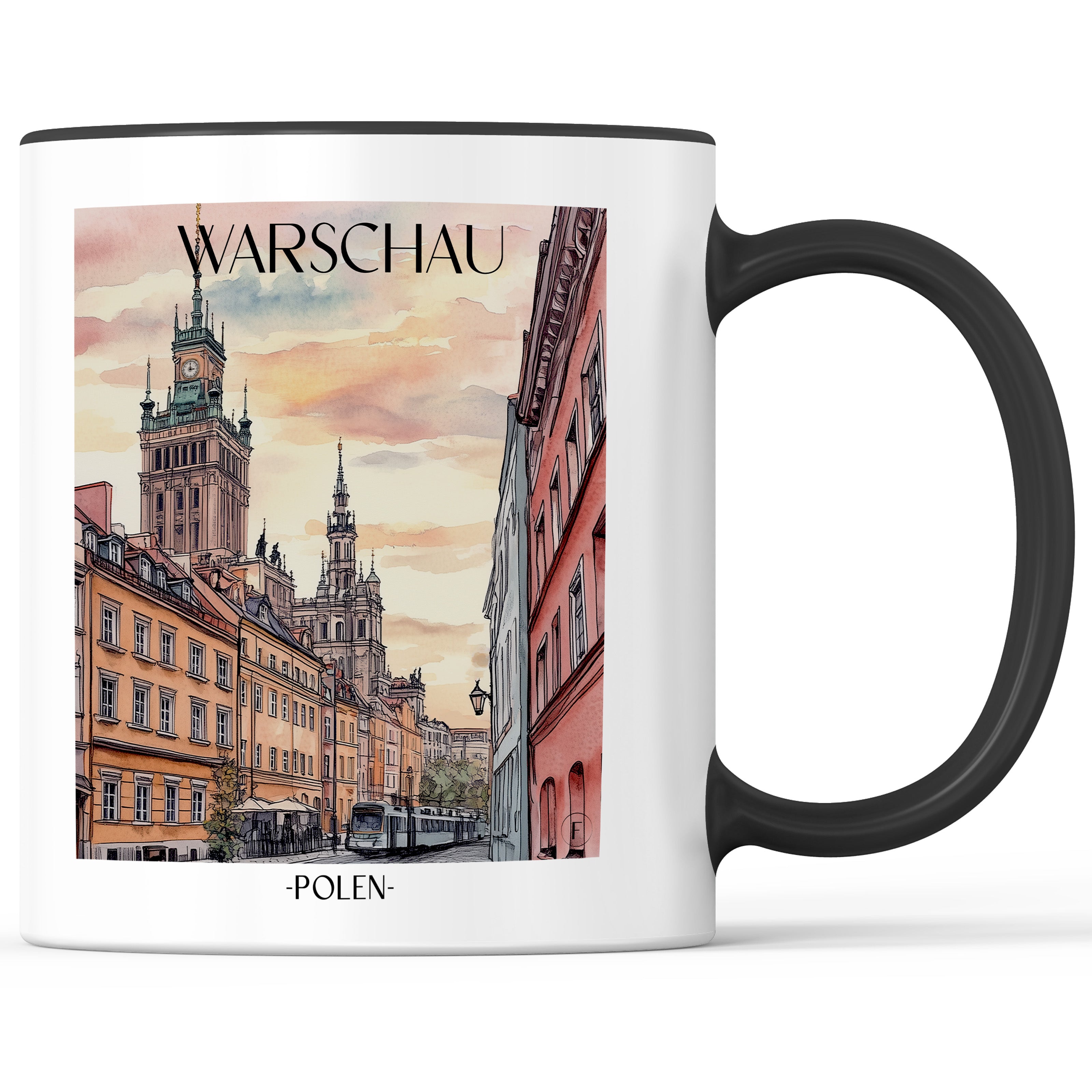 warschau-polen-einkaufstasche-aquarell