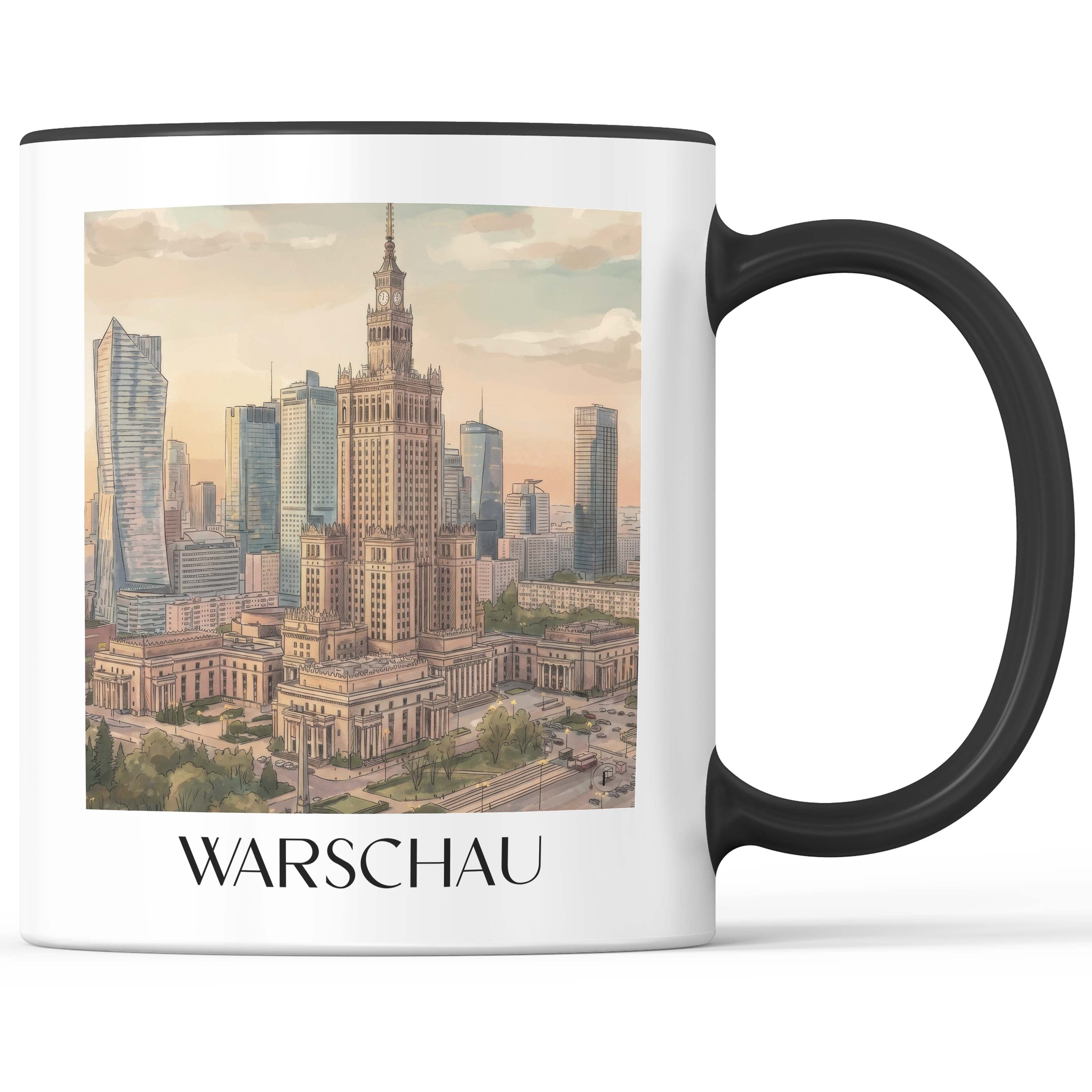 warschau-polen-kaffeebecher-aquarell