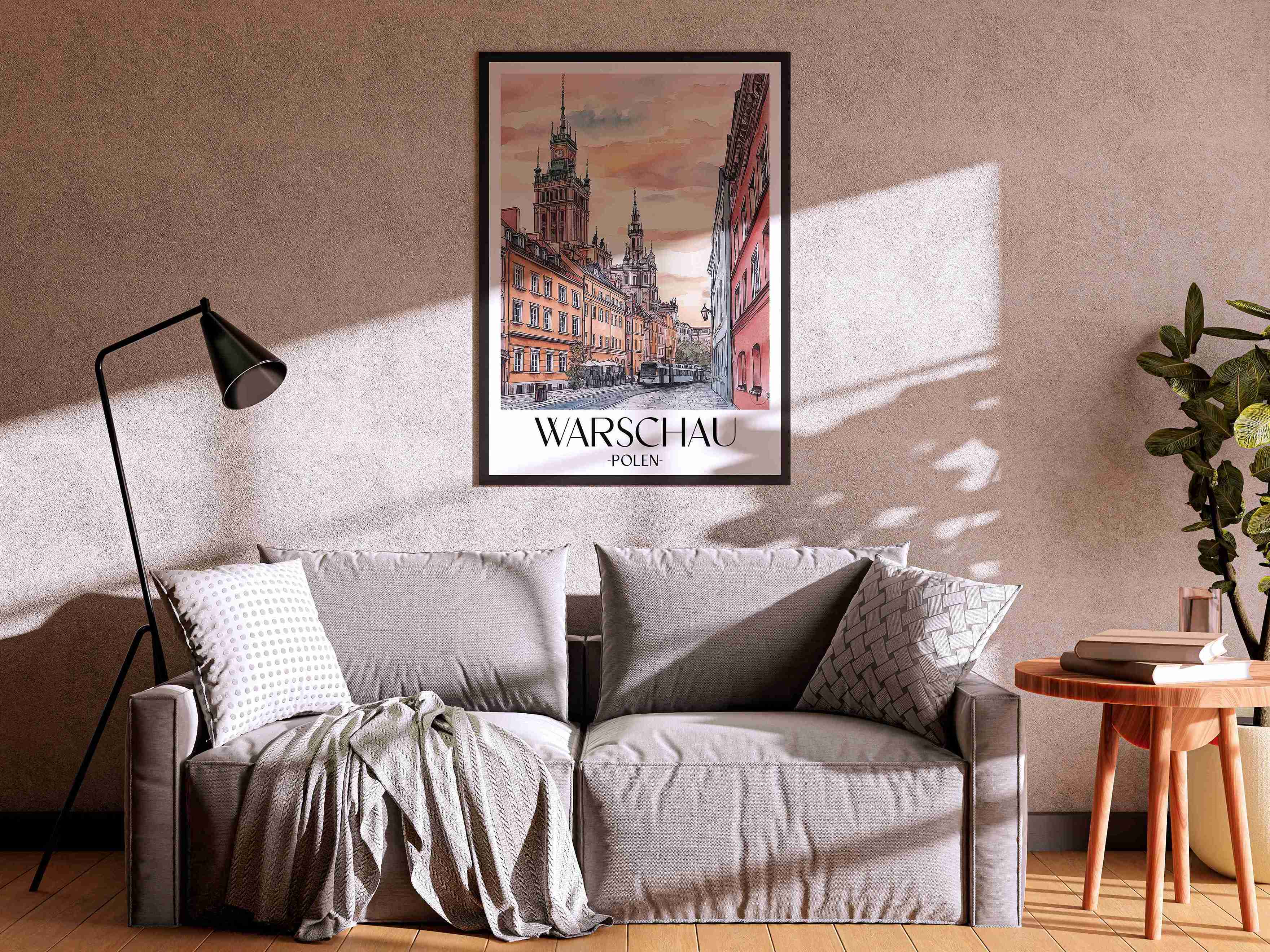 warschau-polen-poster-aquarell