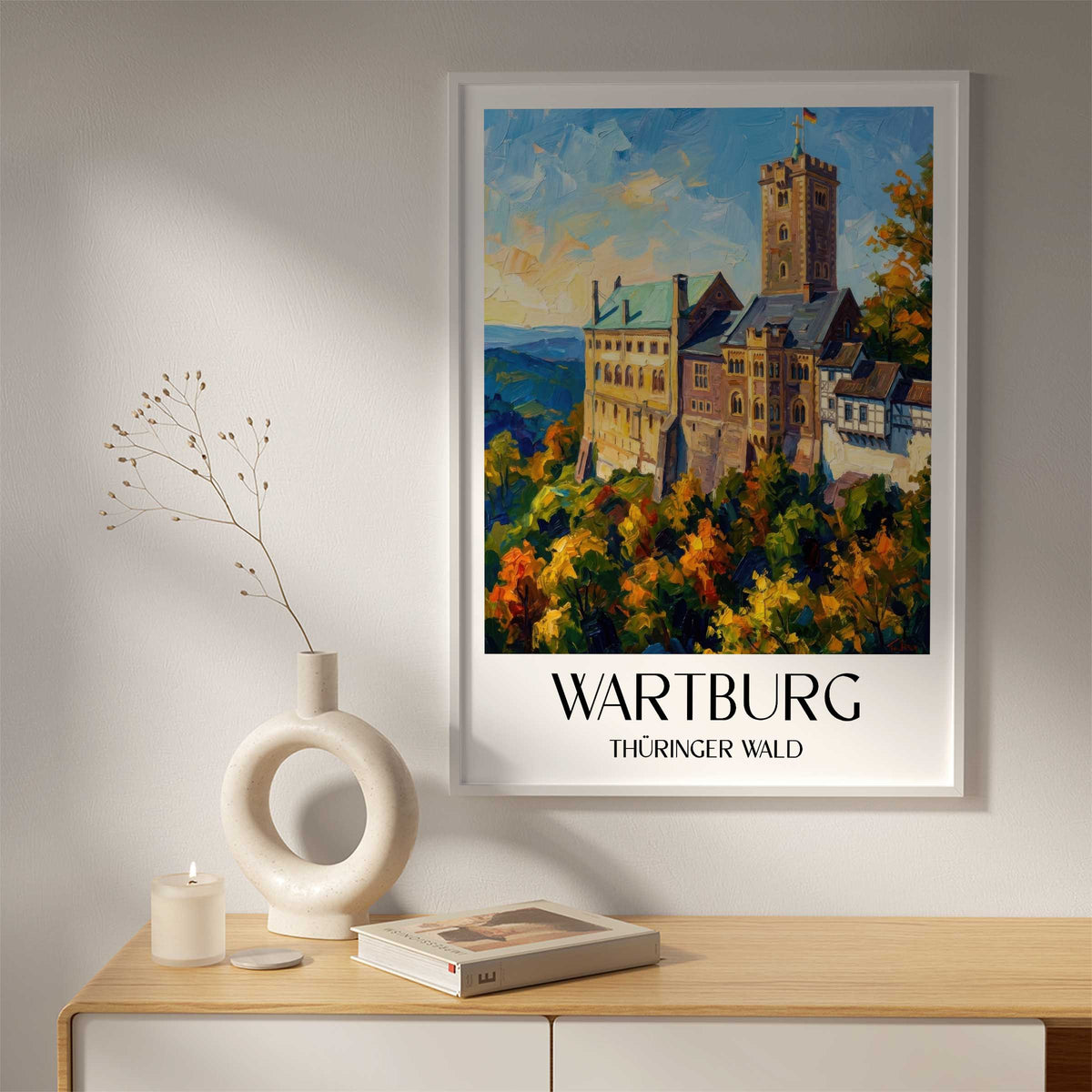 wartburg-thüringer-wald-deutschland-poster-oil-painting-oelgemaelde