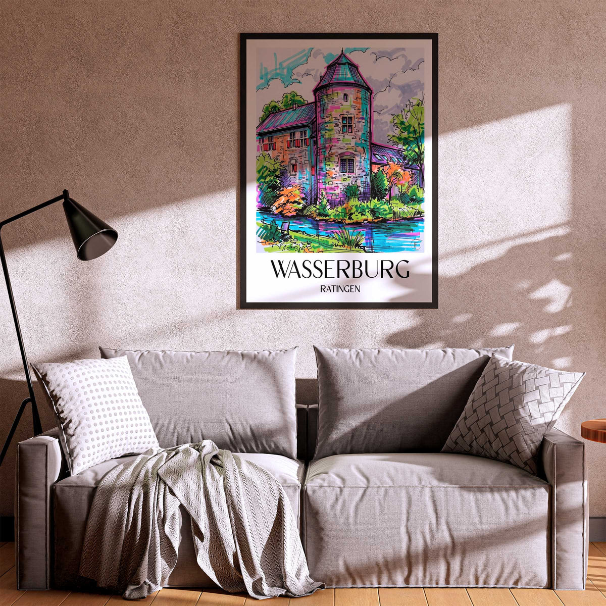 wasserburg--ratingen-deutschland-poster-graffiti