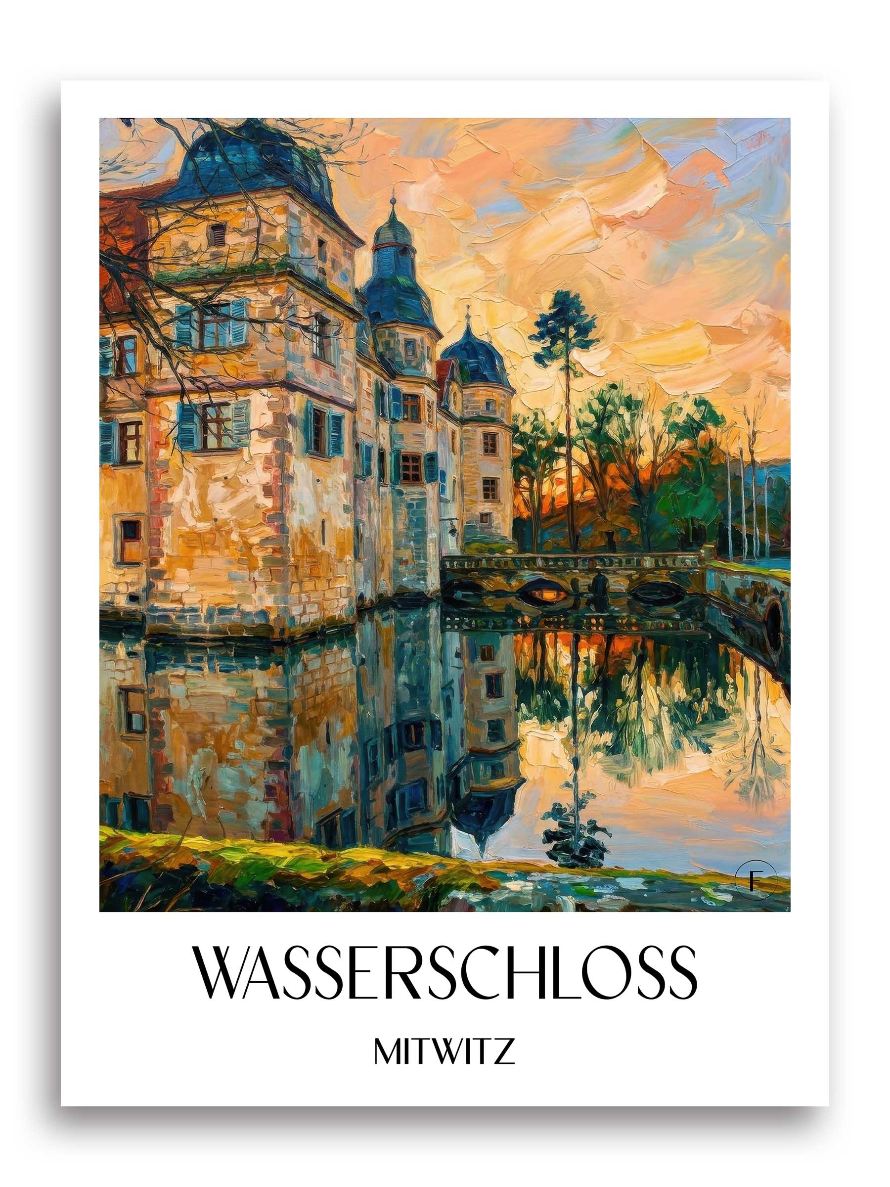 wasserschloss-mitwitz-deutschland-poster-oil-painting-oelgemaelde