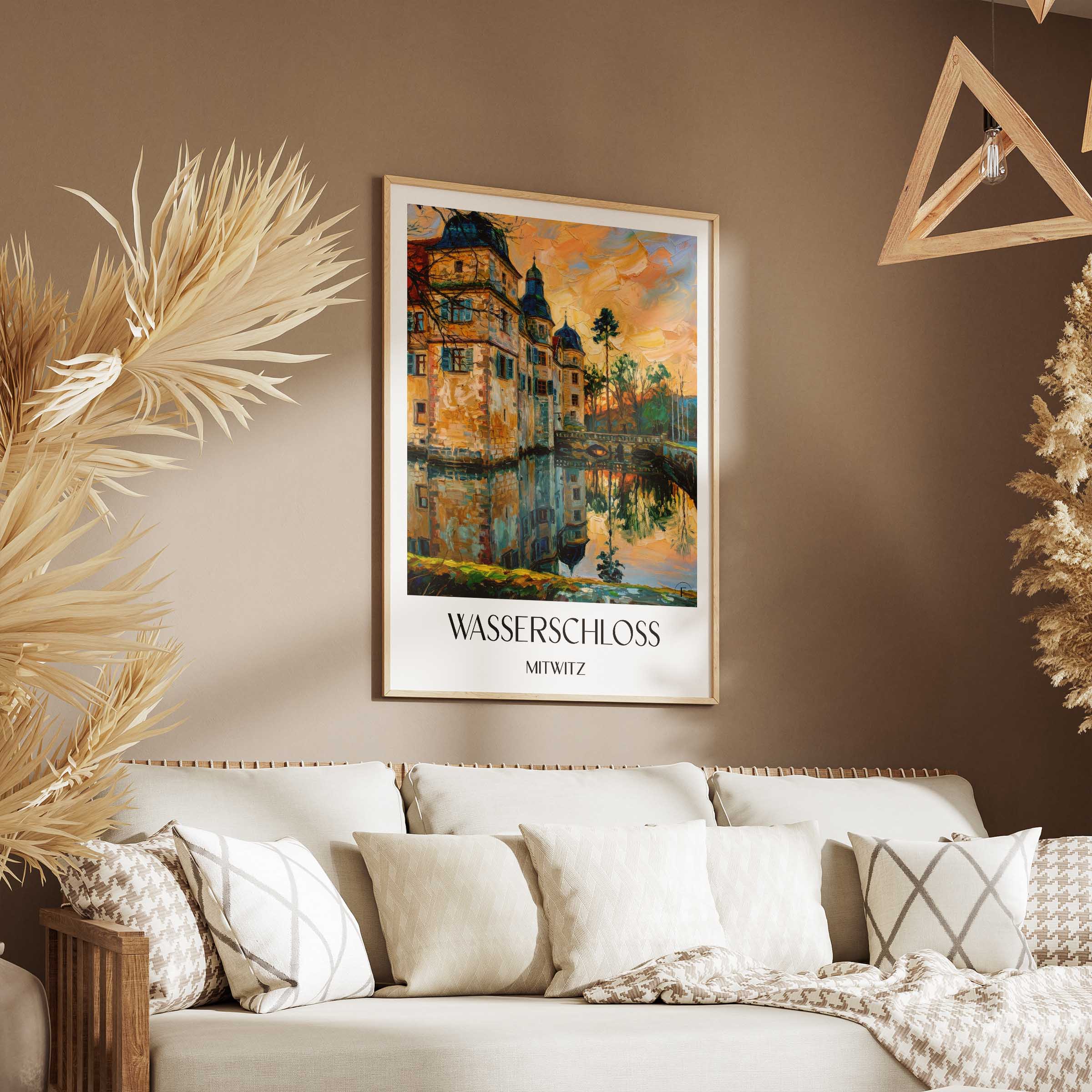 wasserschloss-mitwitz-deutschland-poster-oil-painting-oelgemaelde