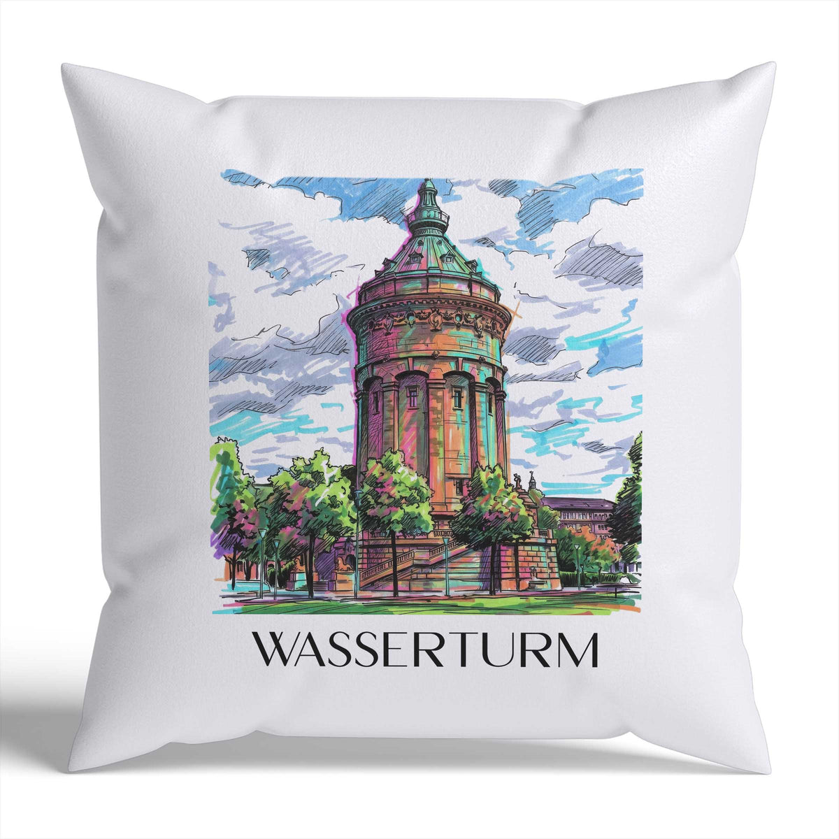 wasserturm-mannheim-deutschland-kissenbezug-graffiti