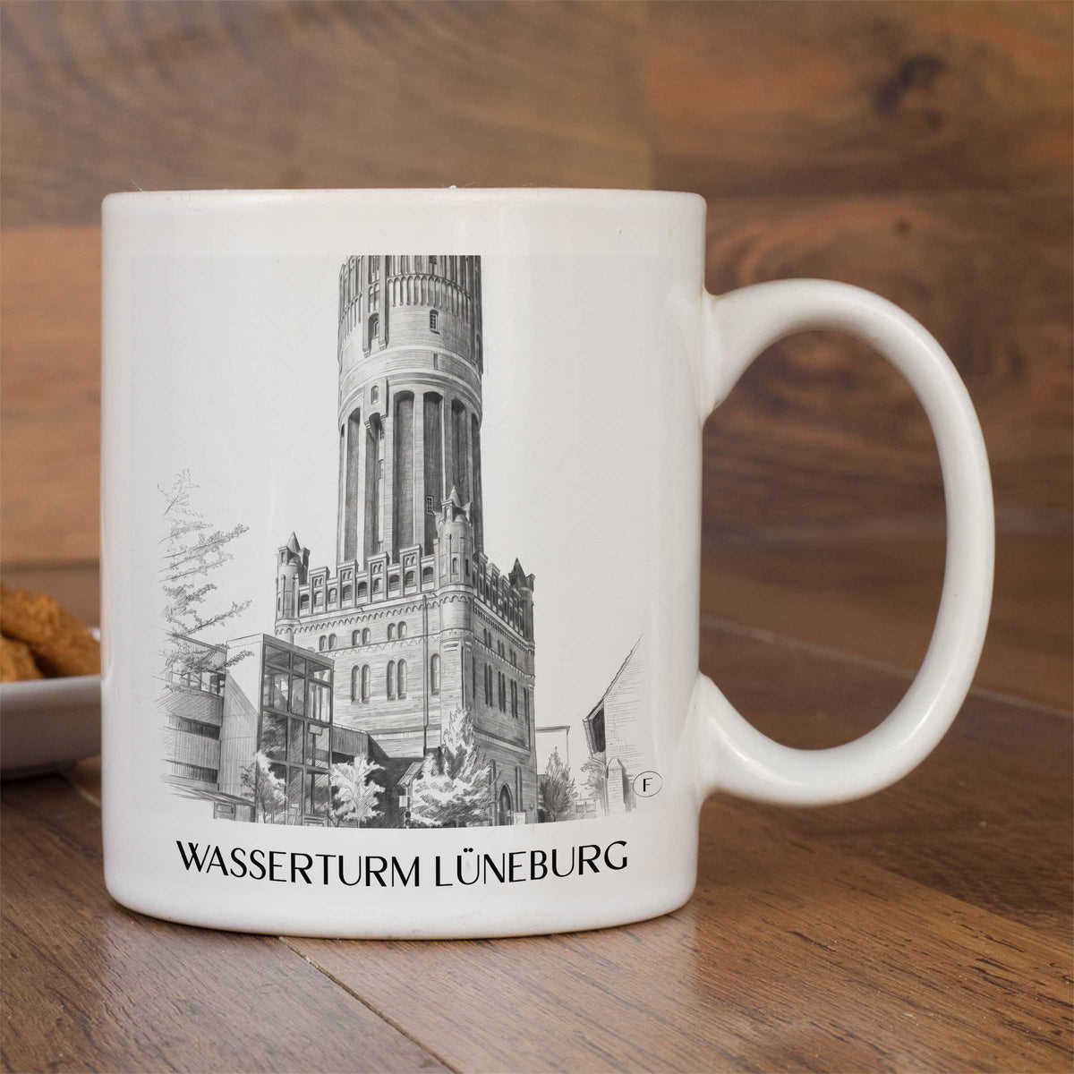 wasserturm-lüneburg-niedersachsen-deutschland-kaffeebecher-bleistift-zeichnung-drawing