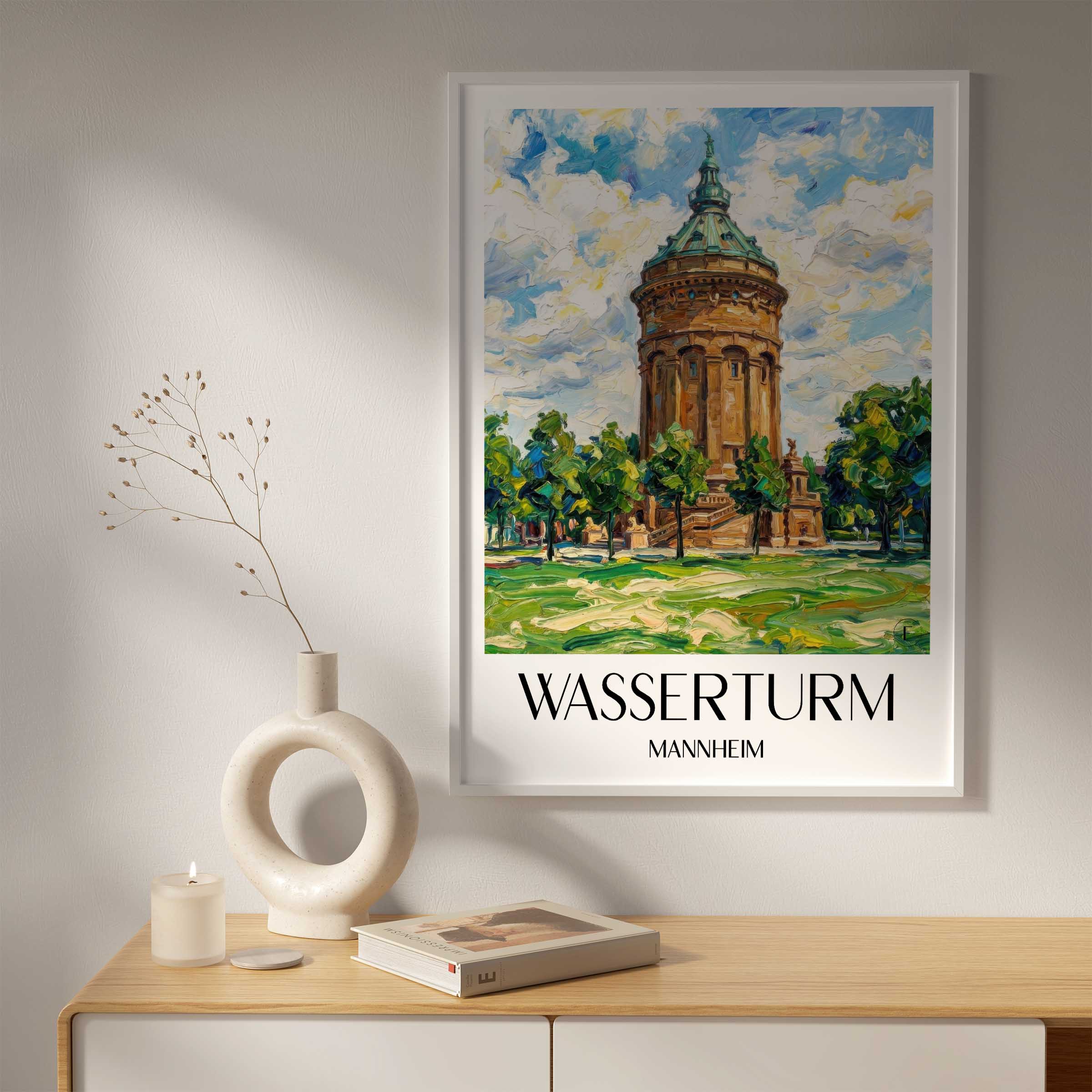 wasserturm-mannheim-deutschland-poster-oil-painting-oelgemaelde