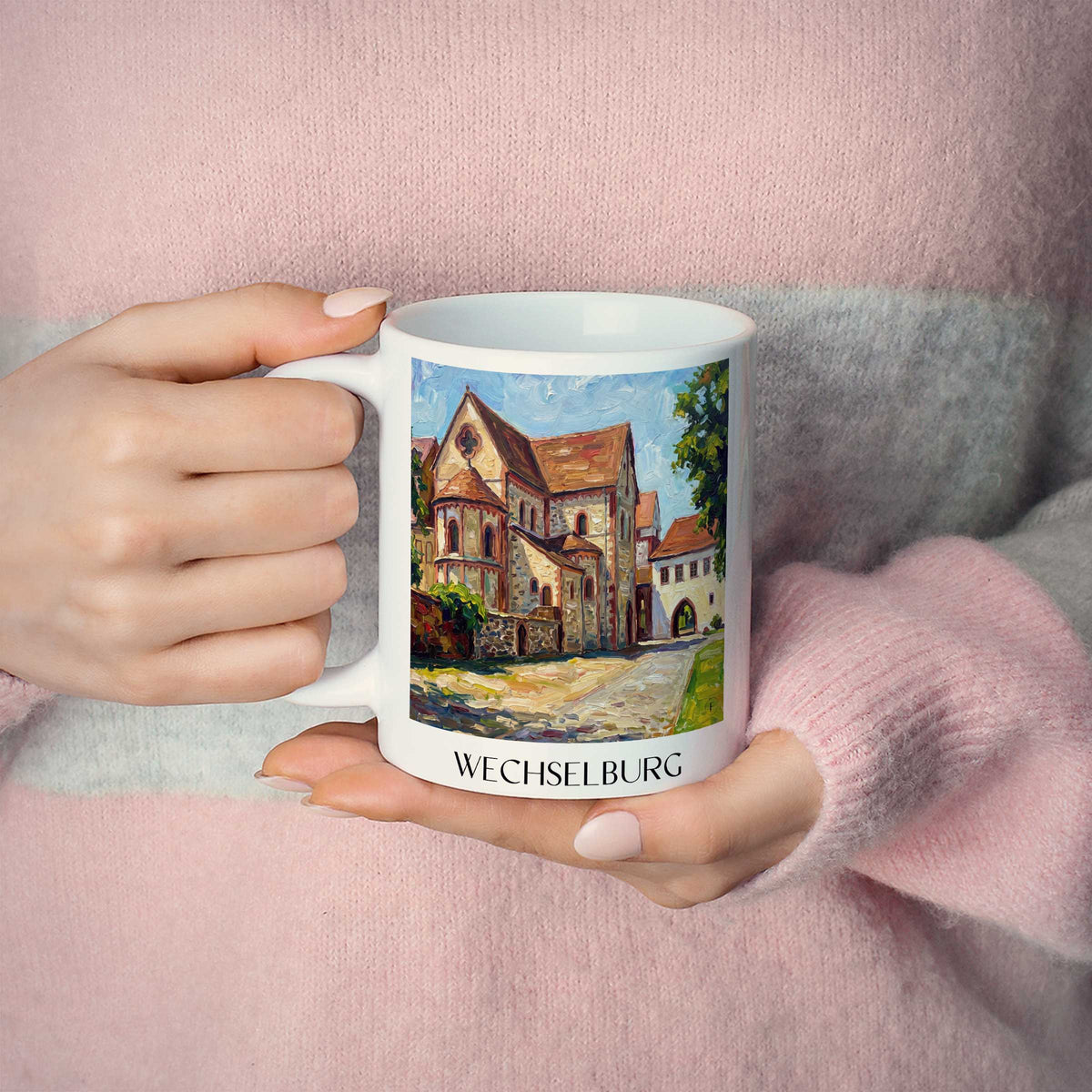 wechselburg-muldetal-deutschland-kaffeebecher-oil-painting-oelgemaelde
